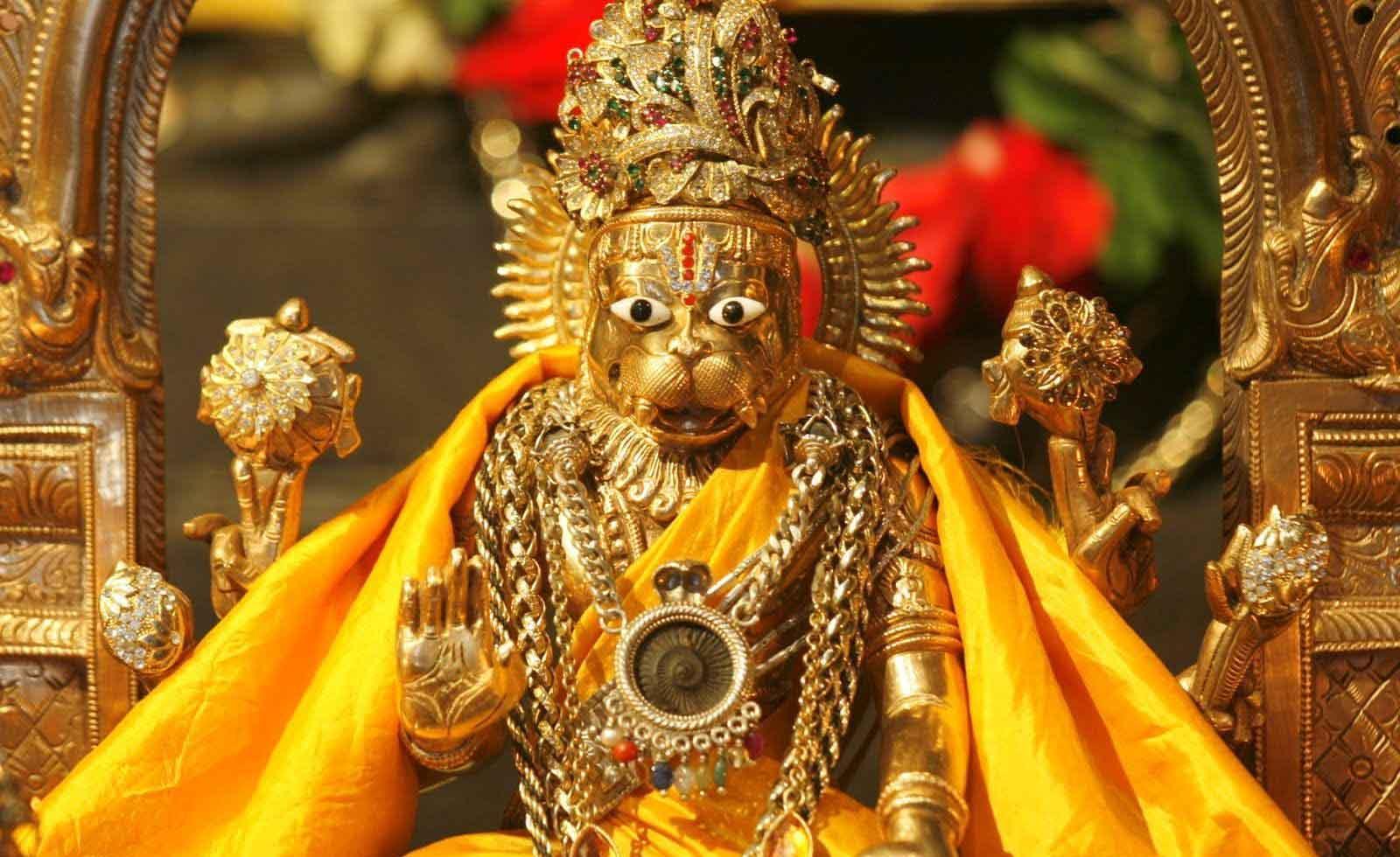 1600x980 Lord Lakshmi Narasimha Swamy Wallpaper HD for Android
