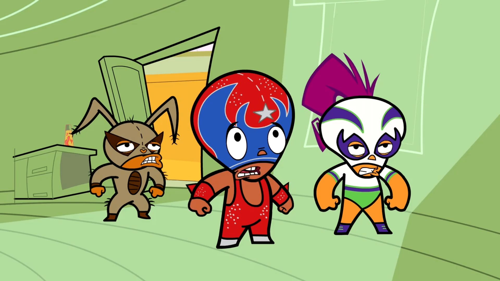 1920x1080 Mucha Lucha!, Gigante + Movie