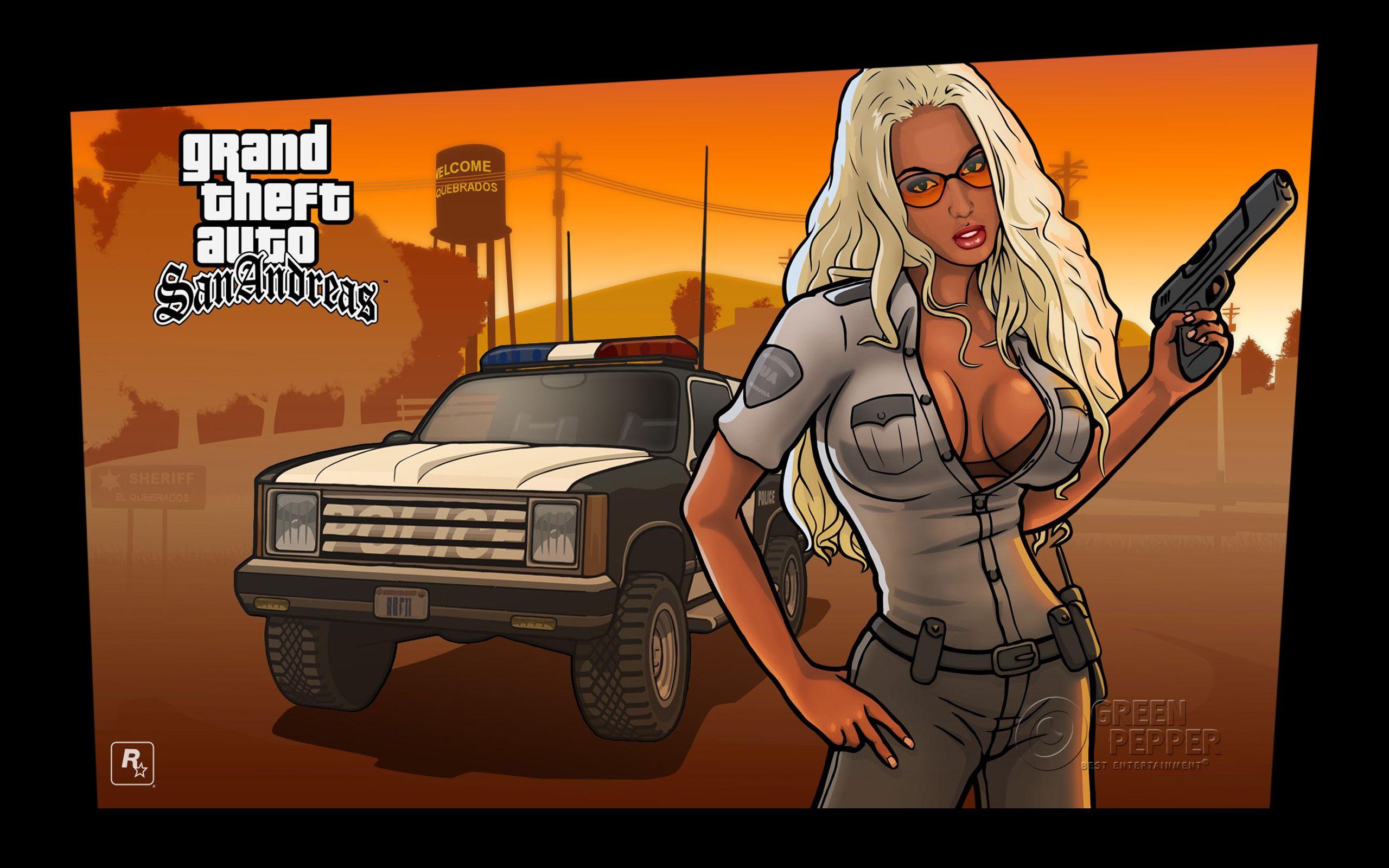 2560x1600 Grand Theft Auto: San Andreas (2015) promotional art