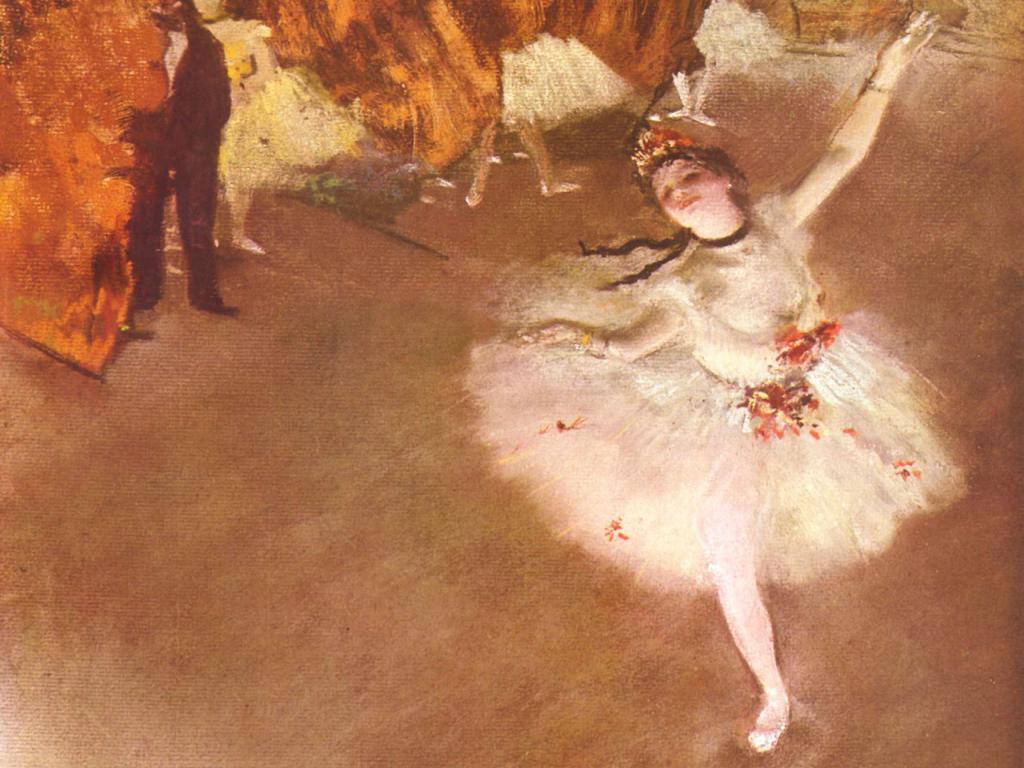 1024x768 Edgar Degas Wallpaper
