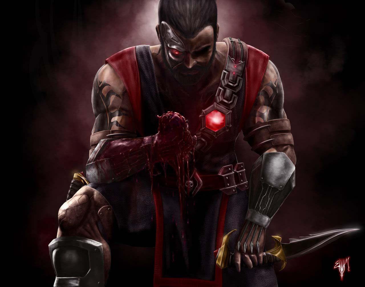 1280x1006 Mortal Kombat 9 Kano Wallpaper