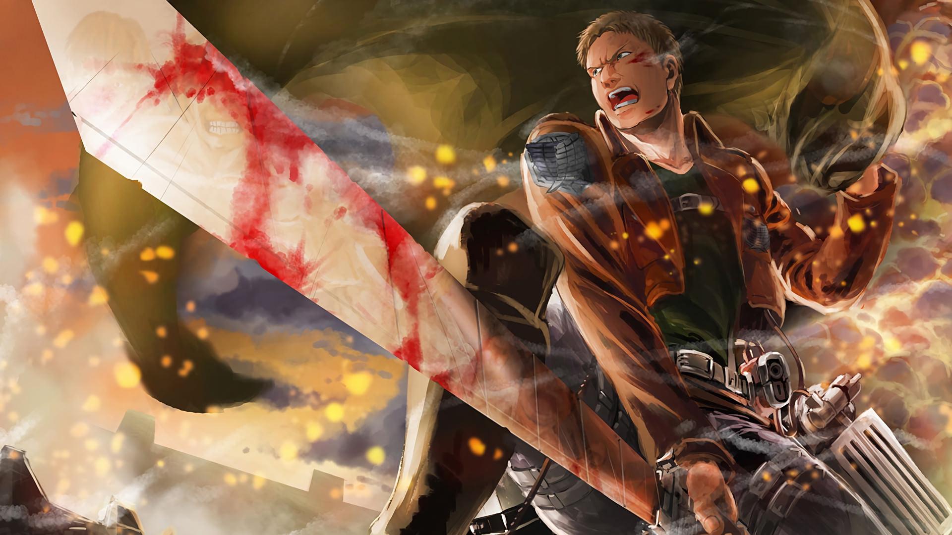 1920x1080 Reiner Braun Attack on Titan hình nền