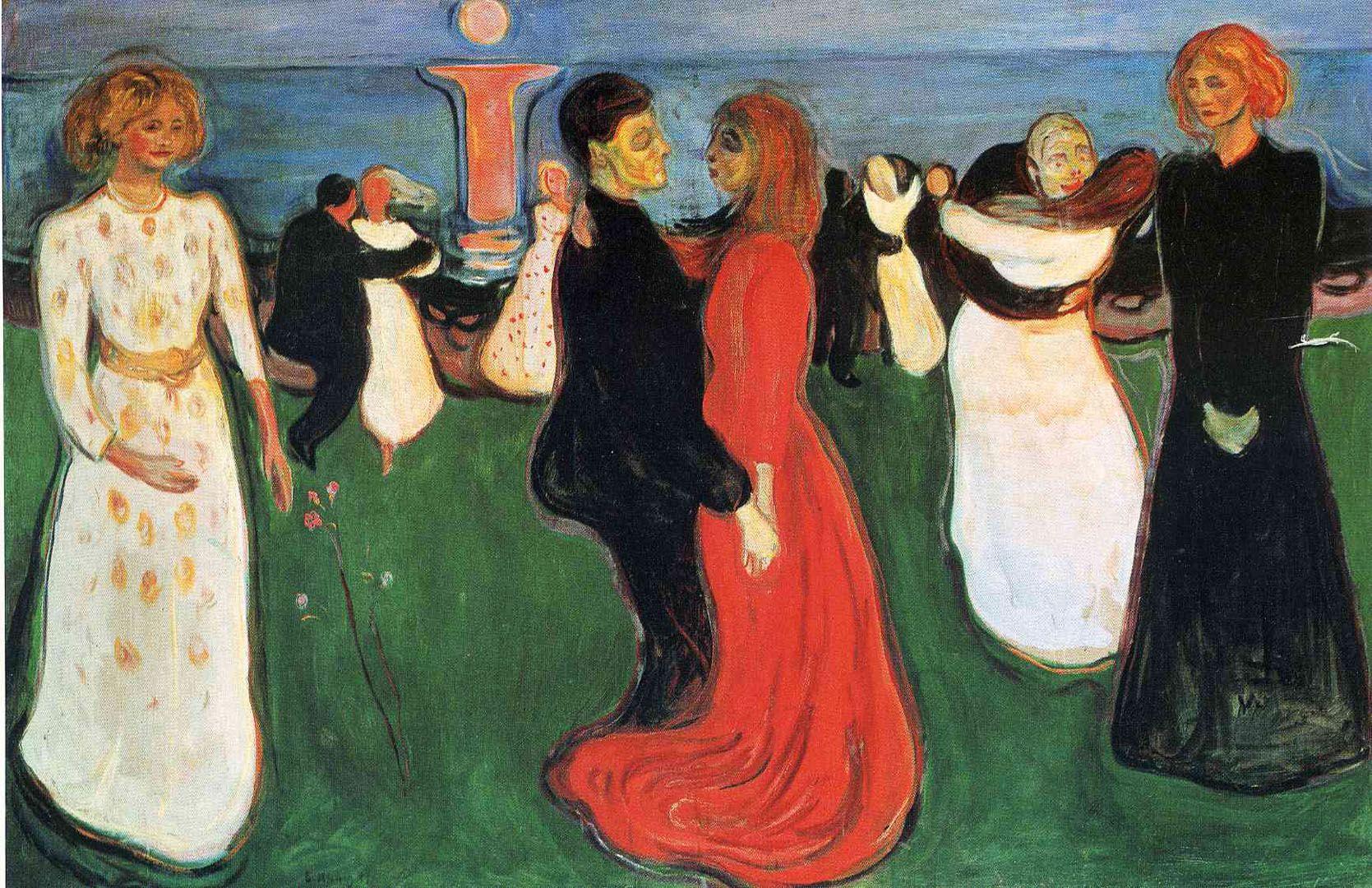 1669x1080 The Dance Of Life Munch Wallpaper Image