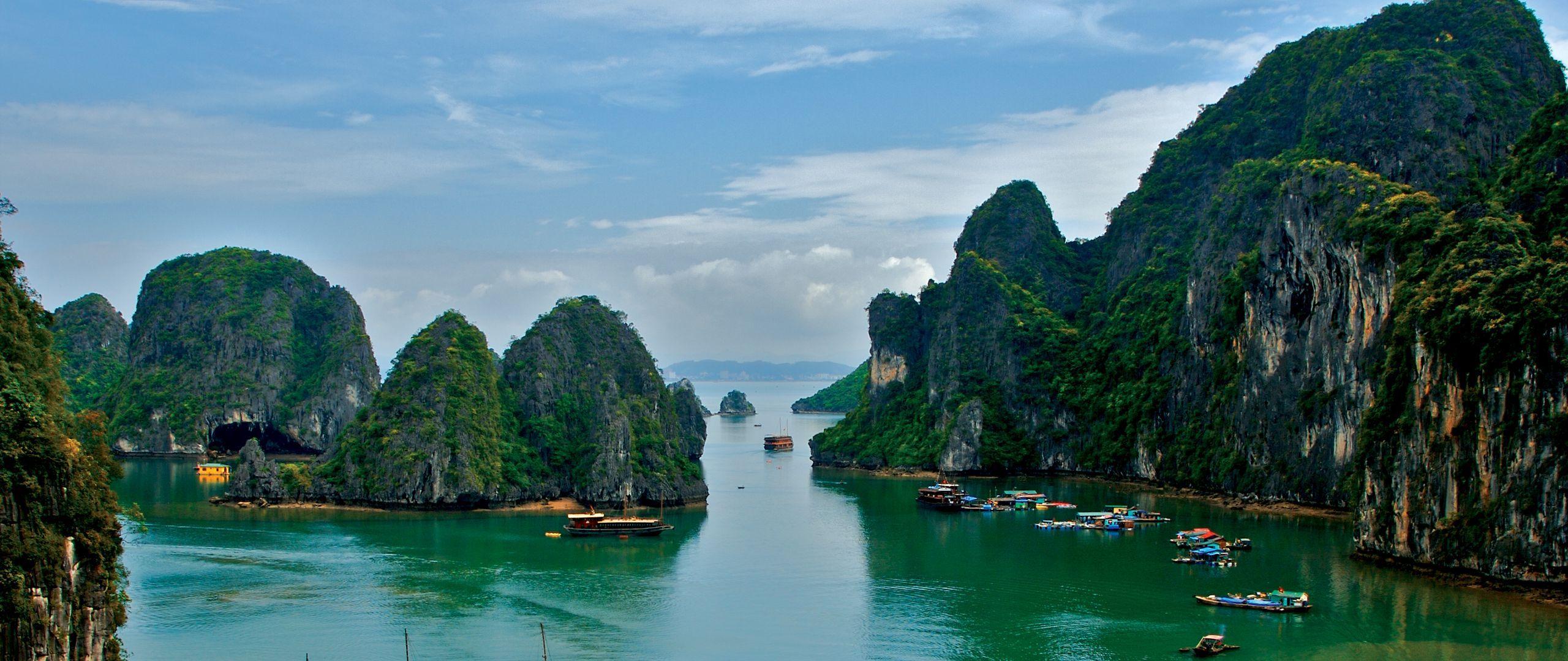 2560x1080 Download wallpaper 2560x1080 vietnam, tropics, sea dual wide 1080p HD background