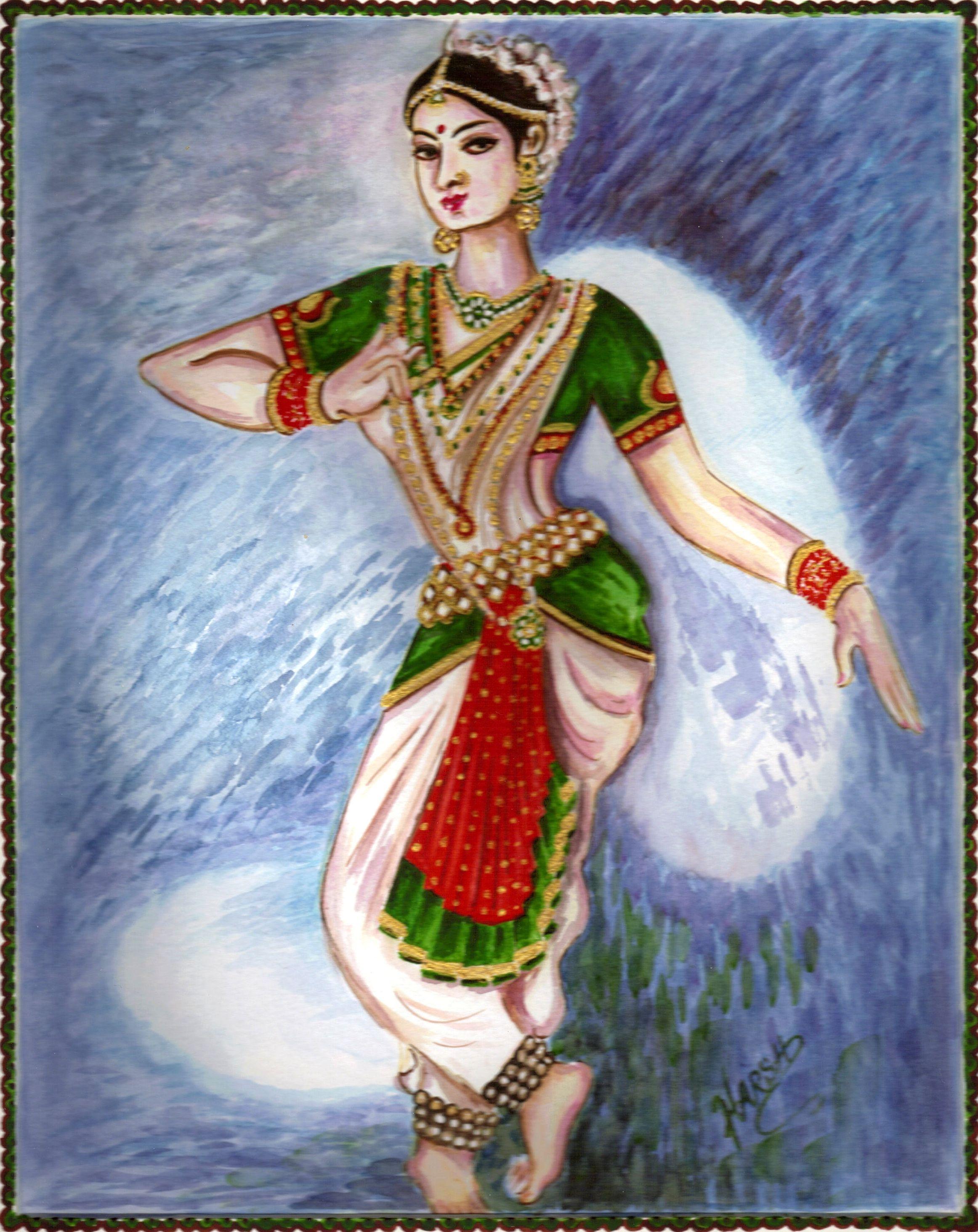 2324x2926 Indian Dance paintings