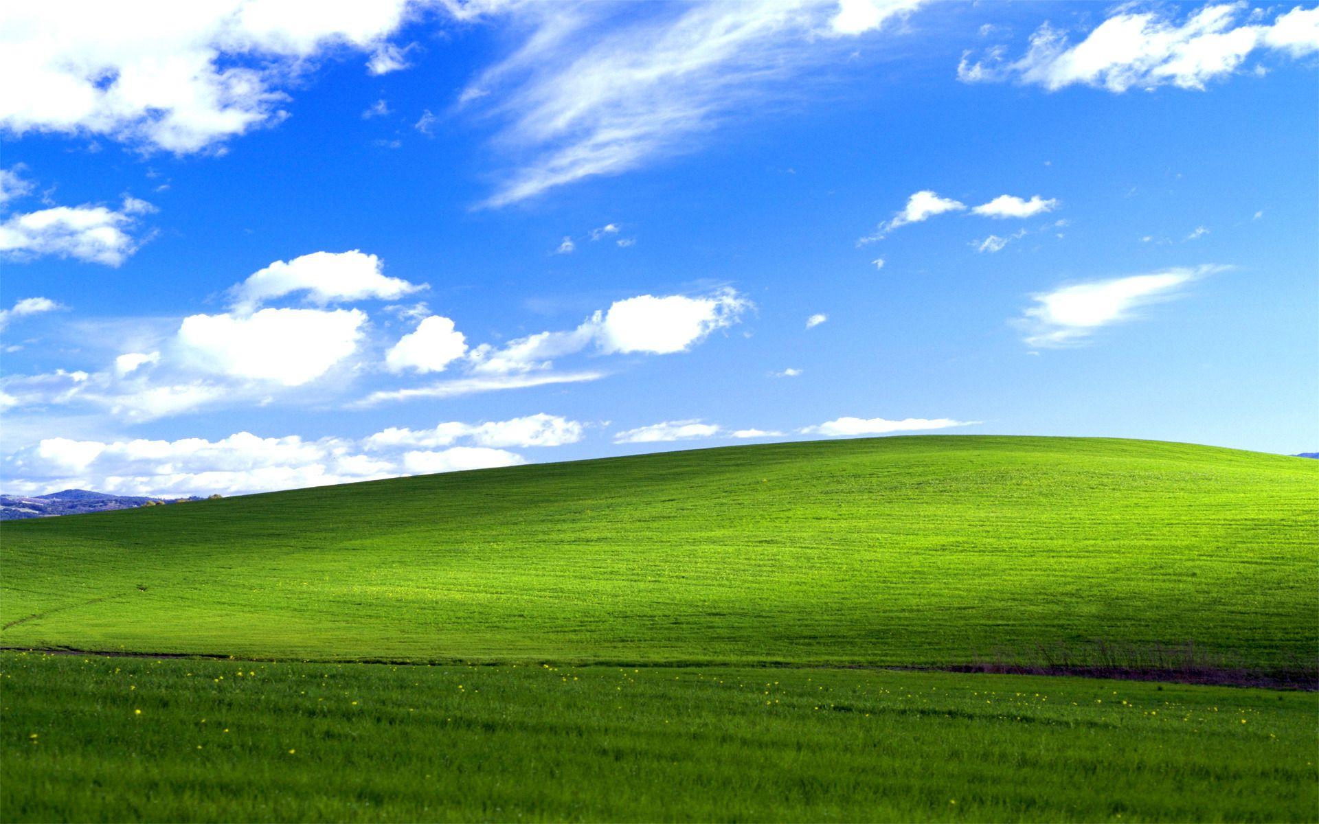1920x1200 nature, Landscape, Sky, Hill, Grass, Field, Clouds, Windows XP Wallpaper HD / Desktop and Mobile Background