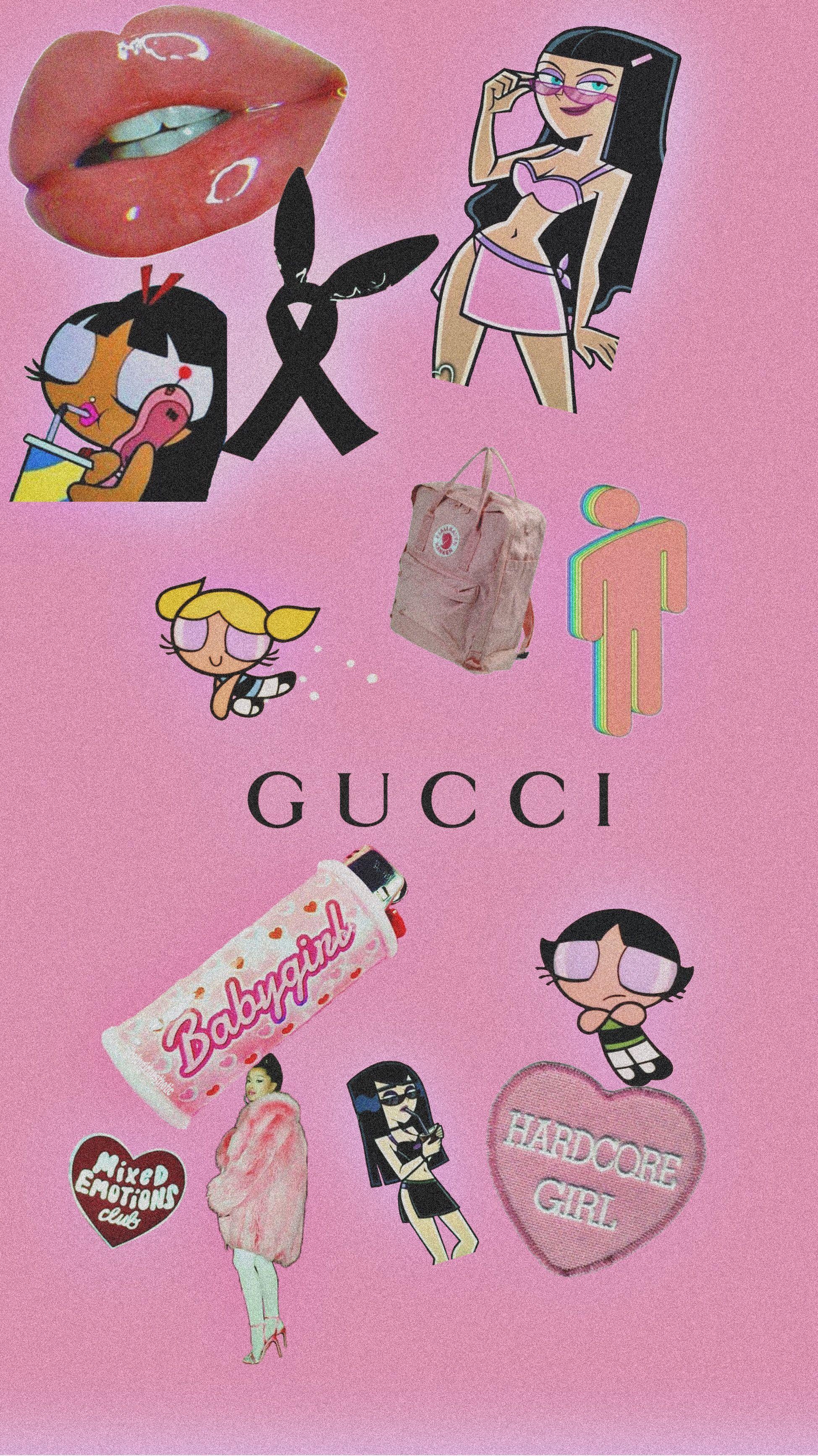 Download Stylish Baddie Cartoon Buttercup with Louis Vuitton