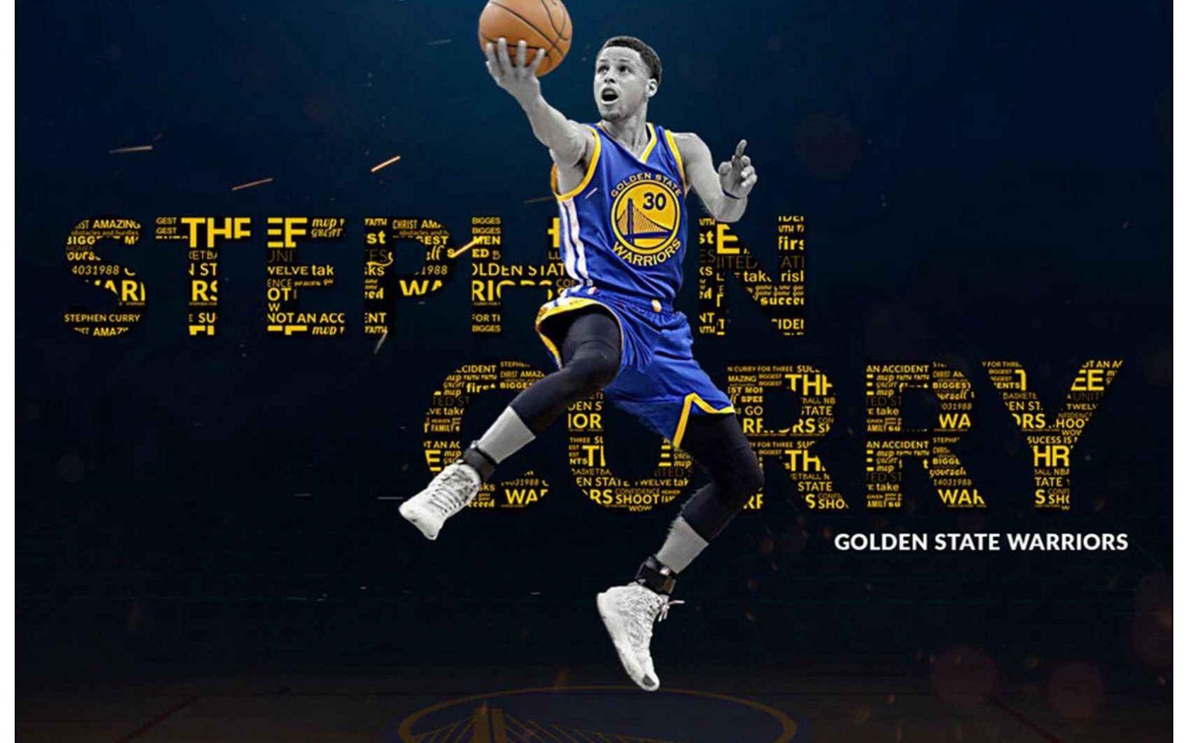 Steph Curry Wallpaper Art I remastered 3 years ago. : r/warriors