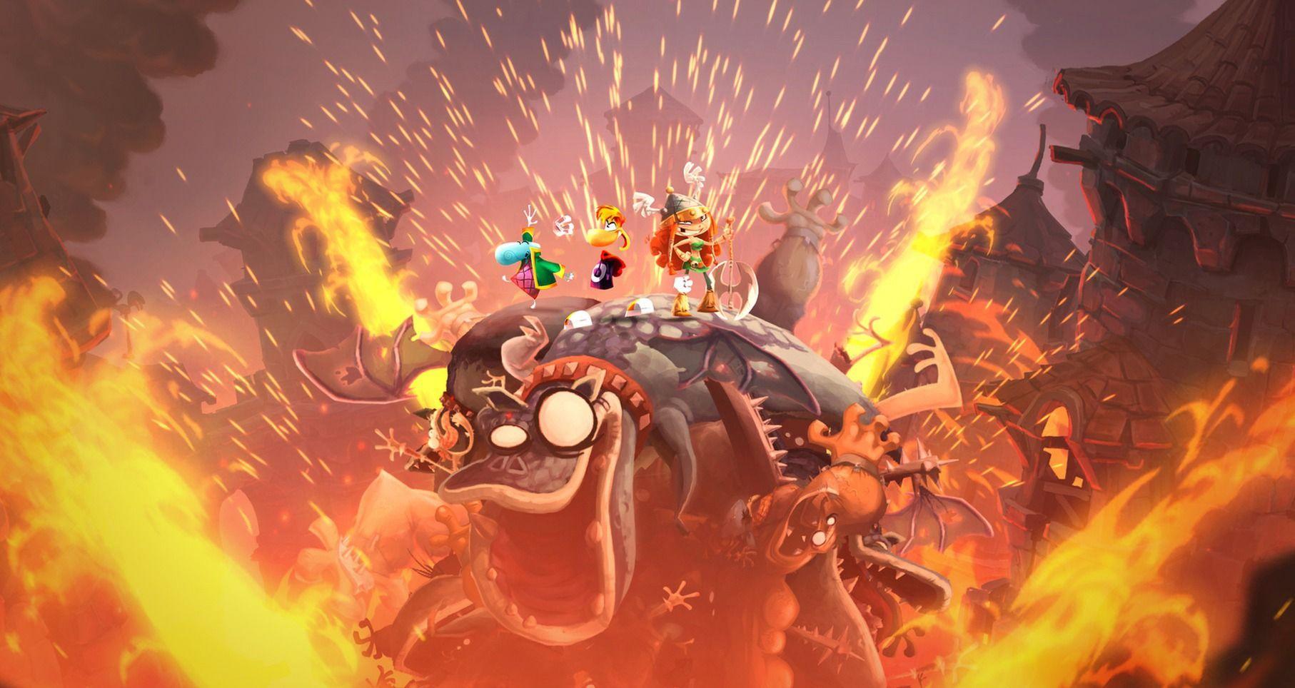 1814x964 Found a cool Rayman Legends Wallpaper