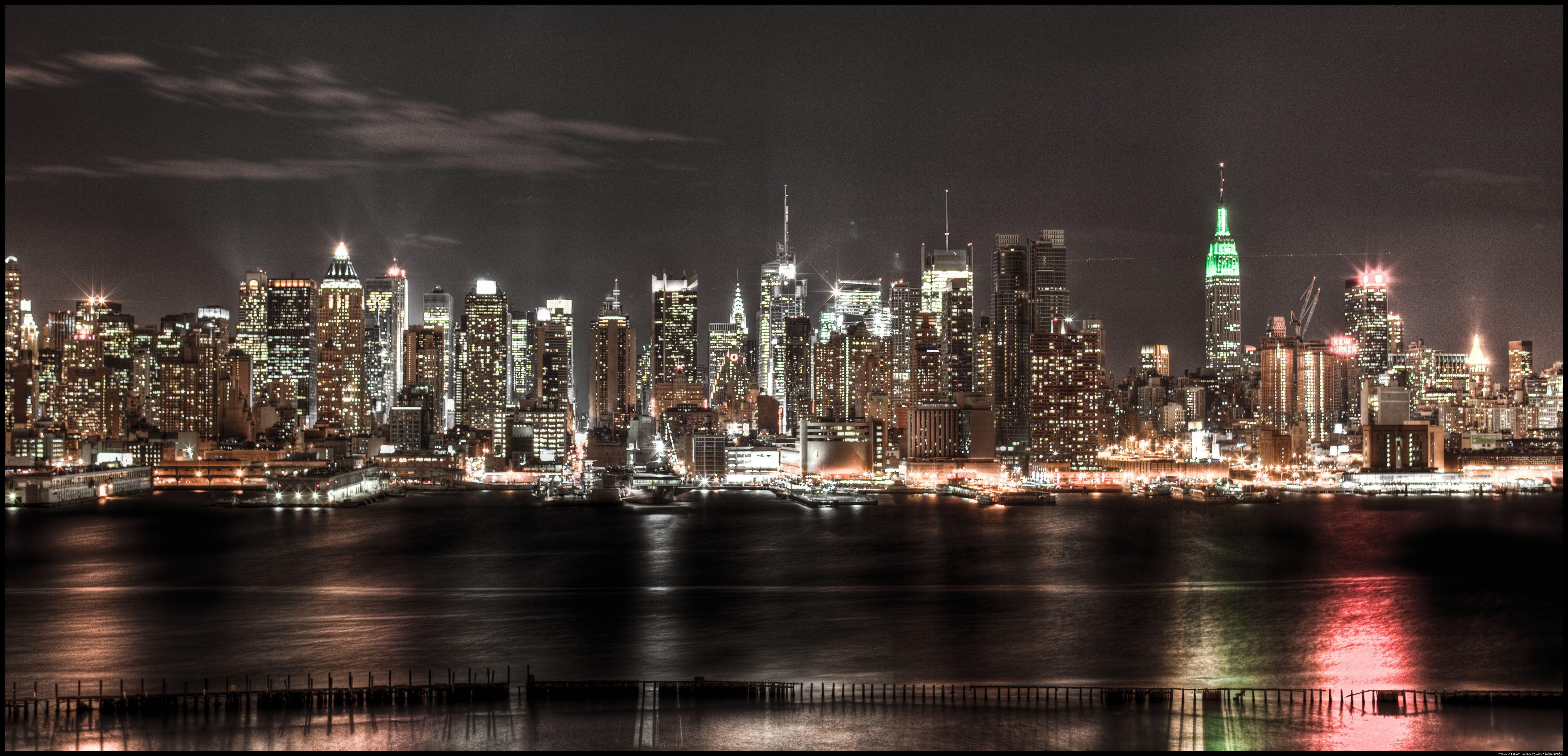 Old Photographs New York City Panorama