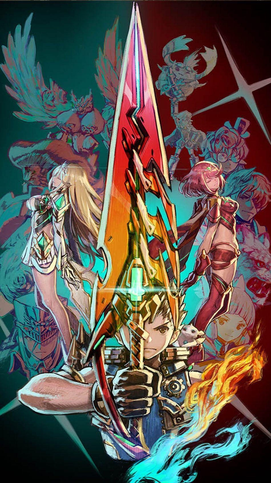 950x1689 Xenoblade Chronicles 2 4K Ultra HD Mobile Wallpaper