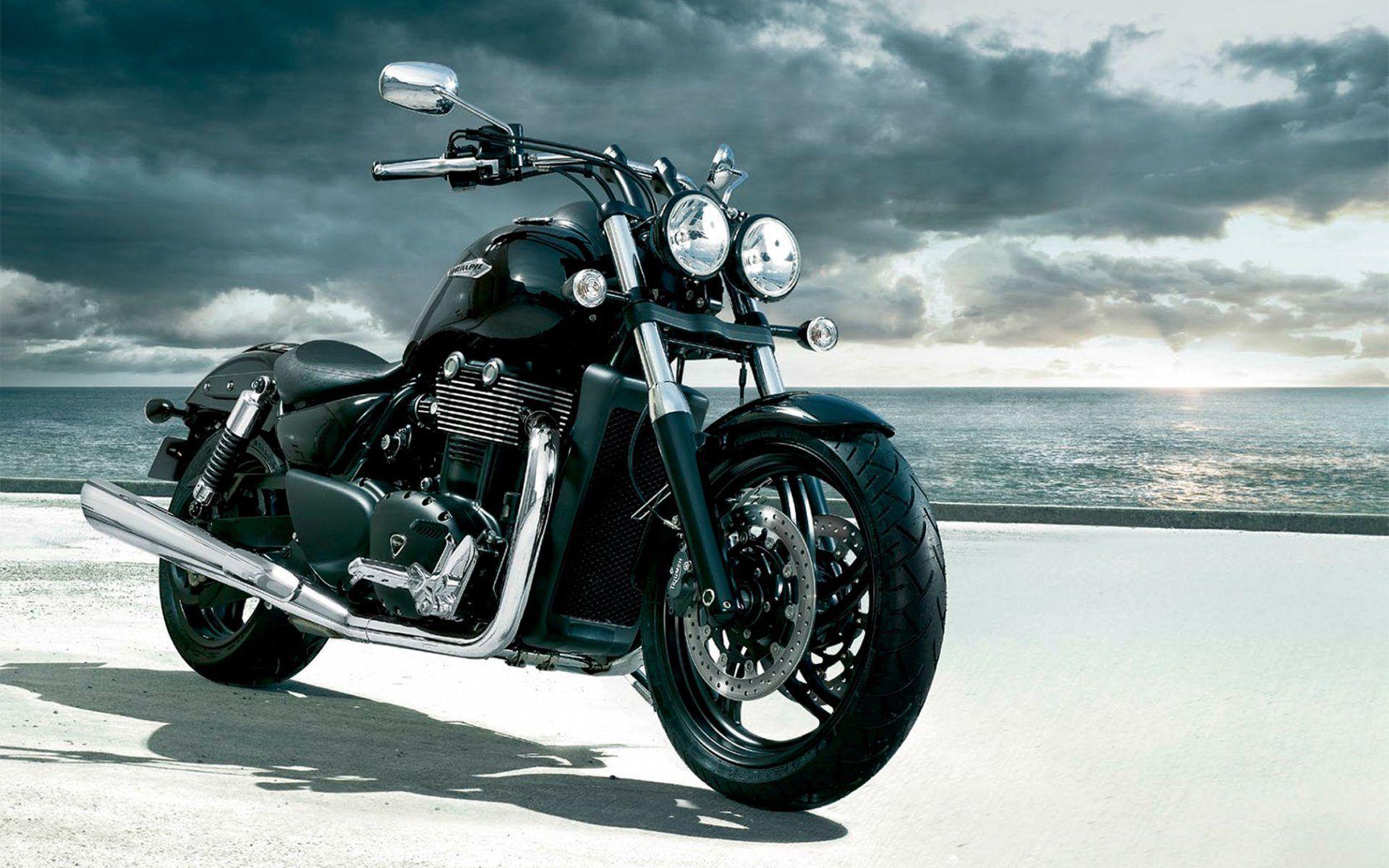 1920x1200 Triumph Thunderbird Storm Motorcycle Wallpaper HD For Desktop
