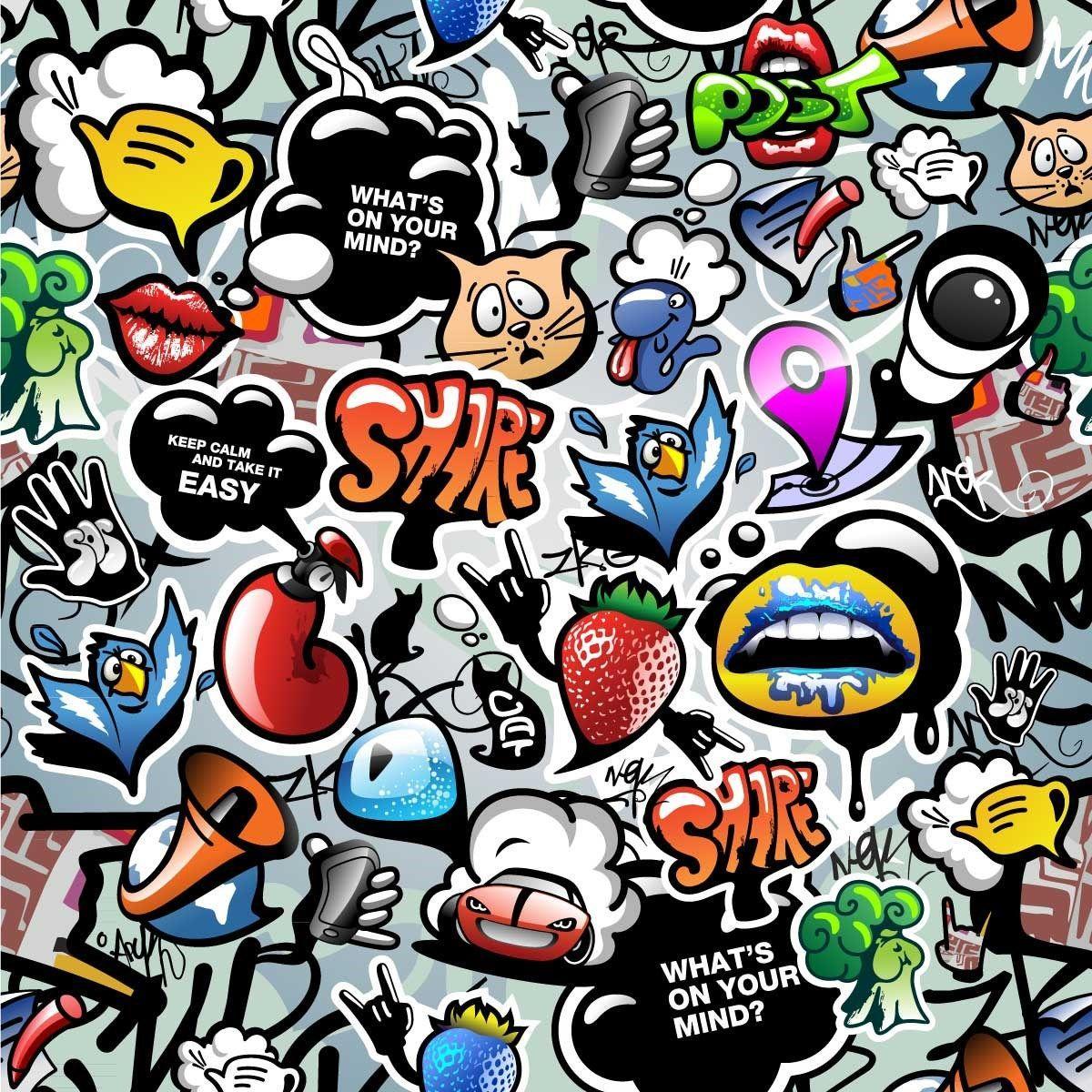 1200x1200 Graffiti Wallpaper