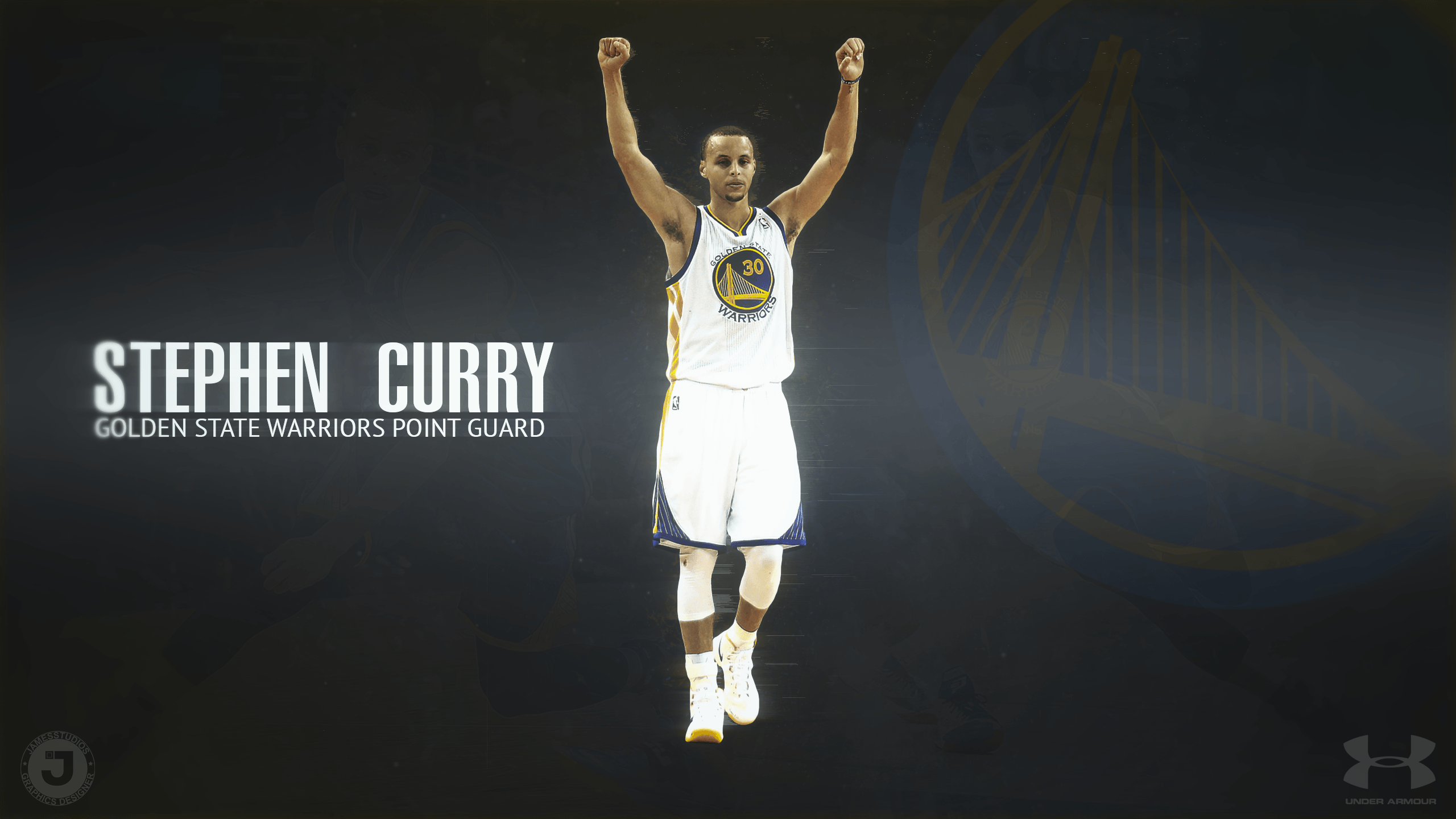 2560x1440 Steph Curry Lights Out Wallpaper