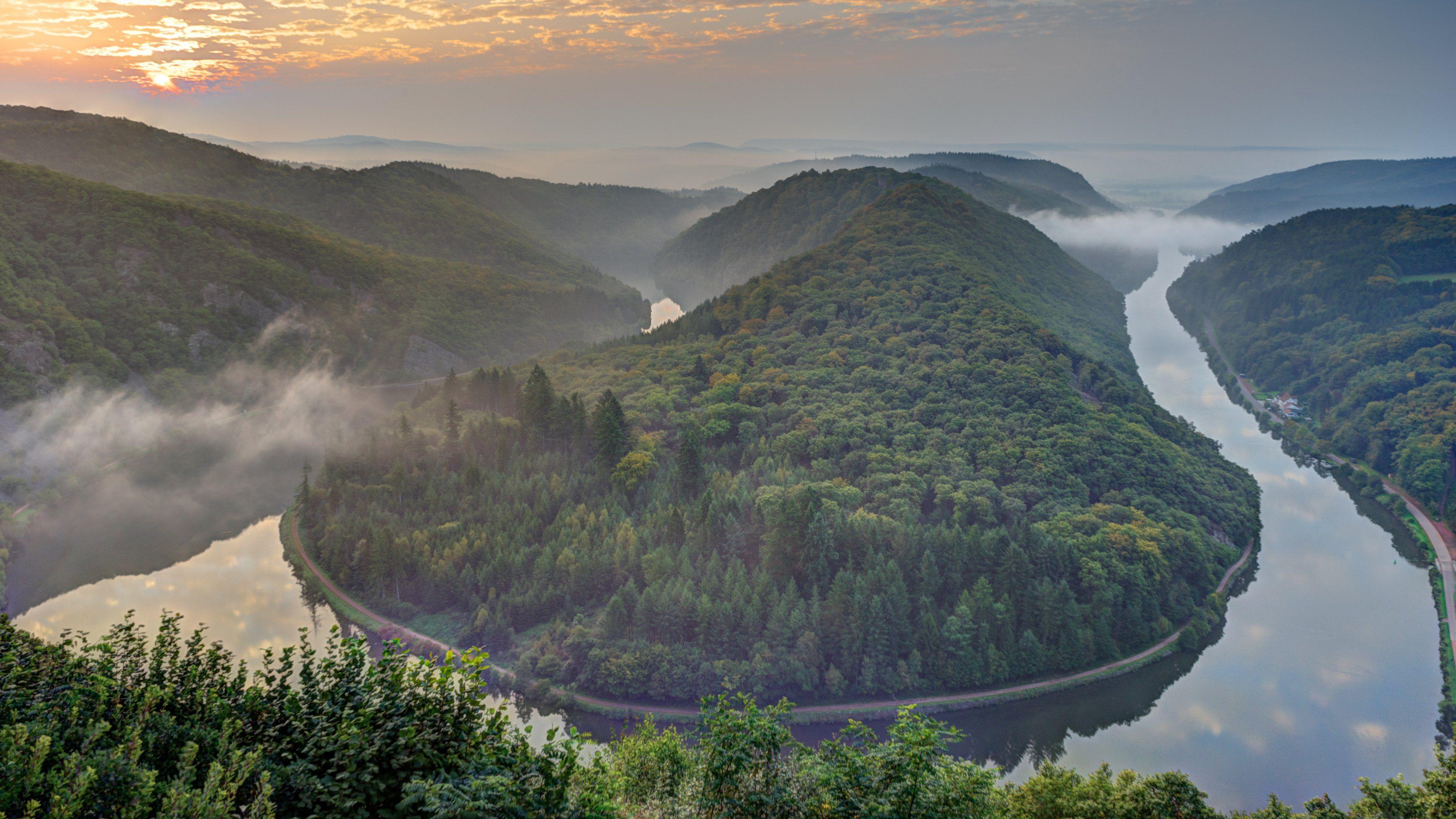 3840x2160 Free download Saarschleife Landscape Panoramic River HD Wallpaper 4K Wallpaper [3840x2160] for your Desktop, Mobile & Tablet. Explore 4K Panoramic WallpaperK Wallpaper 3840x HD Panoramic Wallpaper, Free Panoramic Wallpaper