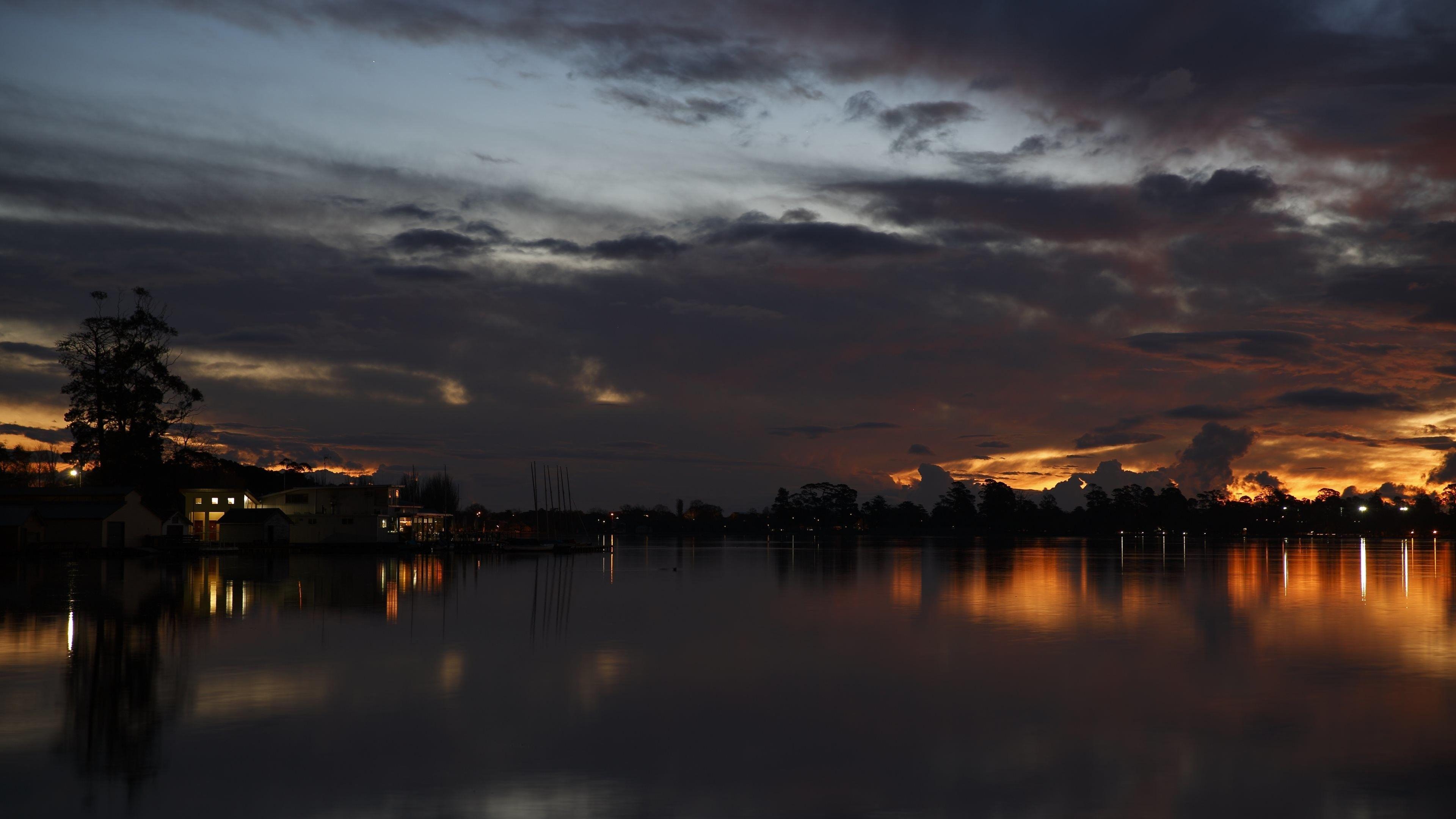 3840x2160 Related image. Sunset, Wallpaper, Panoramic
