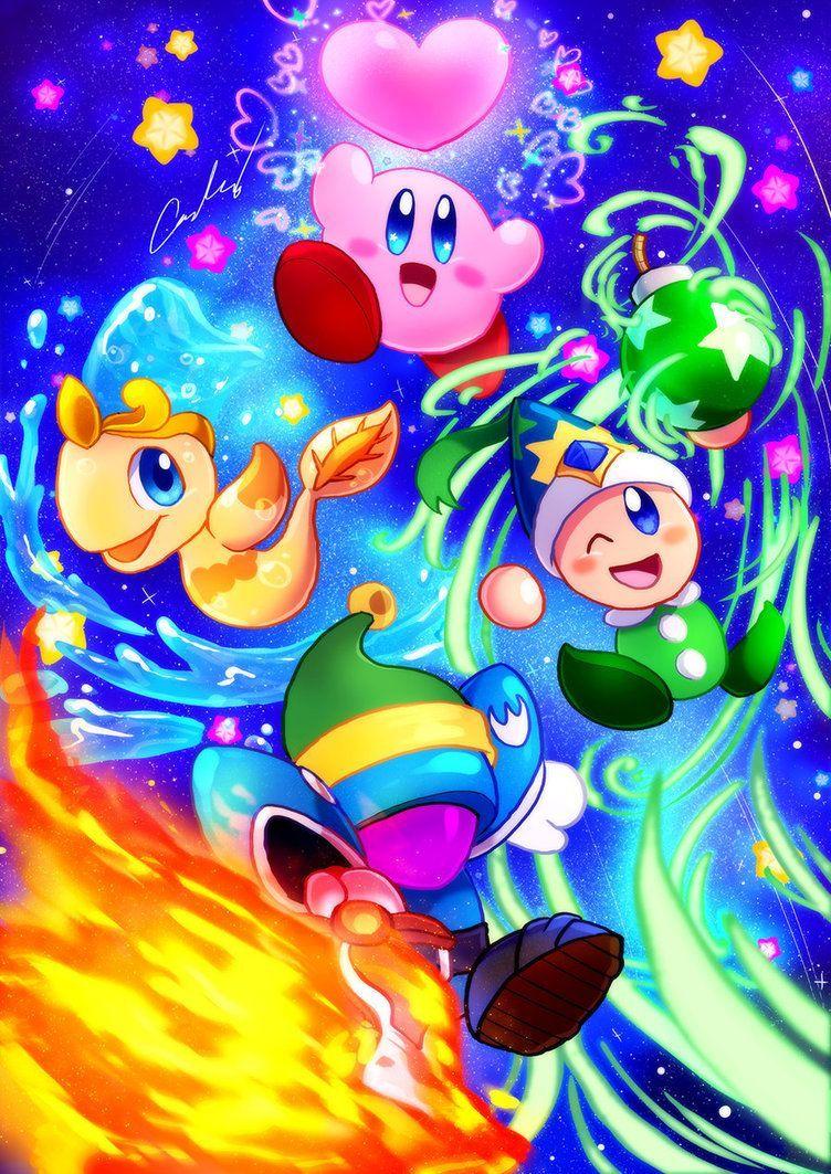 752x1063 Kirby Star Allies. Kirby, Kirby games, Anime
