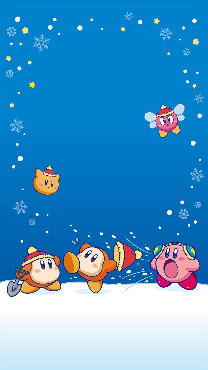 Kirby Christmas Wallpapers Top Free Kirby Christmas Backgrounds Wallpaperaccess