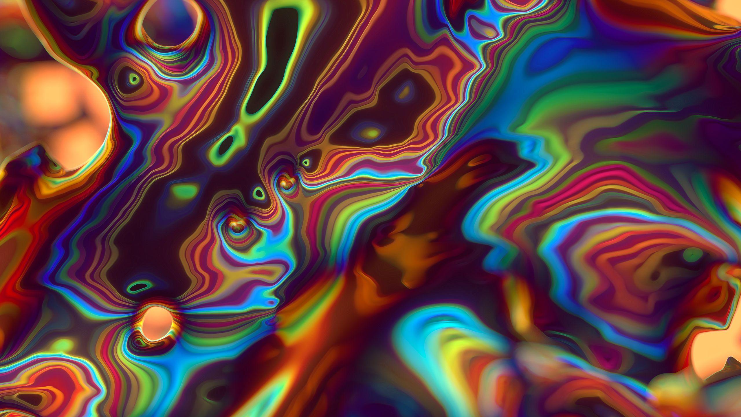 2560x1440 Colorful Fluid Sims 1440P Resolution Wallpaper, HD Artist 4K Wallpaper, Image, Photo and Background