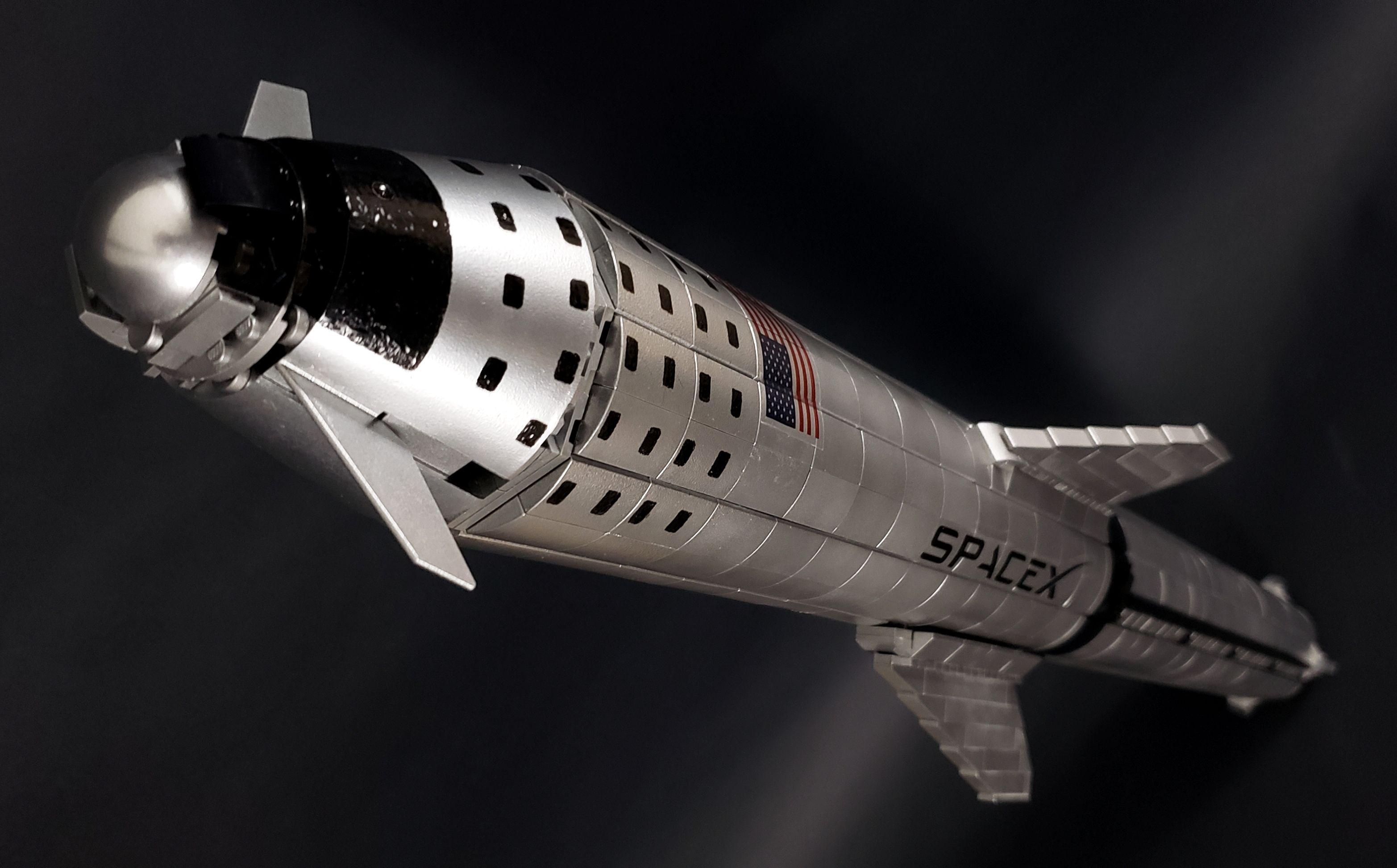 3130x1944 LEGO SpaceX Starship and Super Heavy