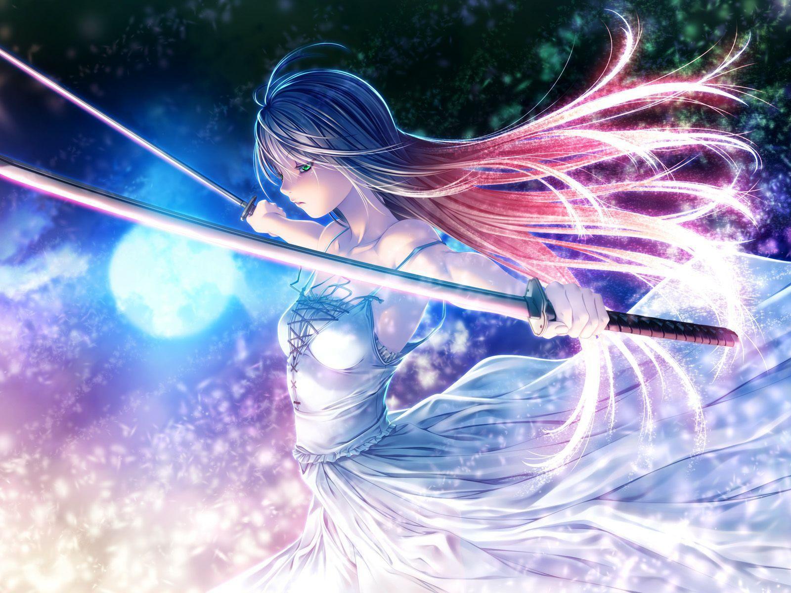 1600x1200 King Of Glory Beauty Hero Joe Atlas Anime Girl With Twin Swords HD Desktop Wallpaper 1920x1200 :
