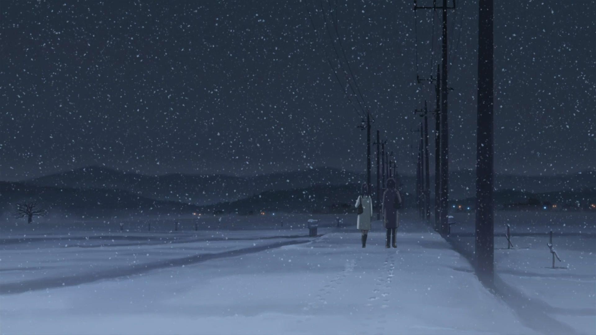 1920x1080 Winter Anime Android Wallpaper