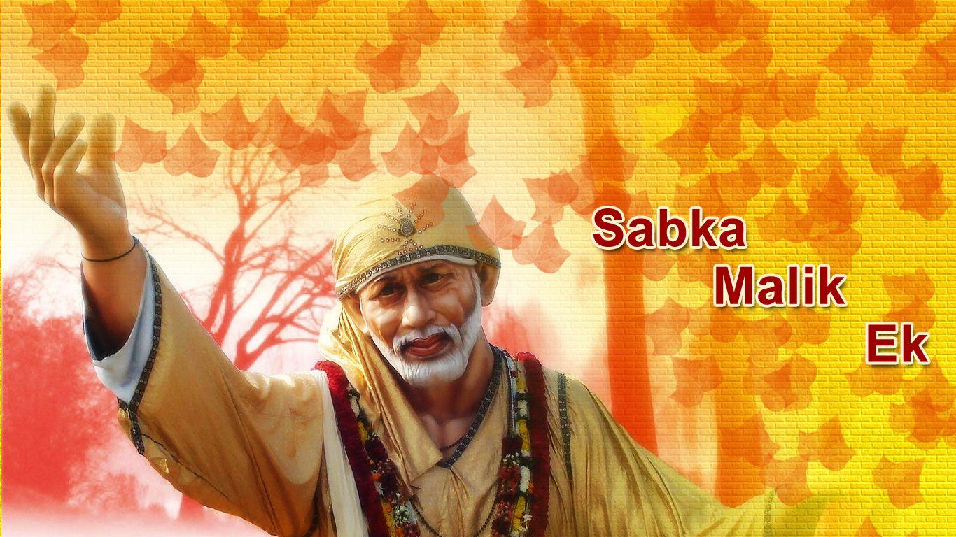 1366x768 Sai Baba Image, Sai Baba Photo & HD Wallpaper Download
