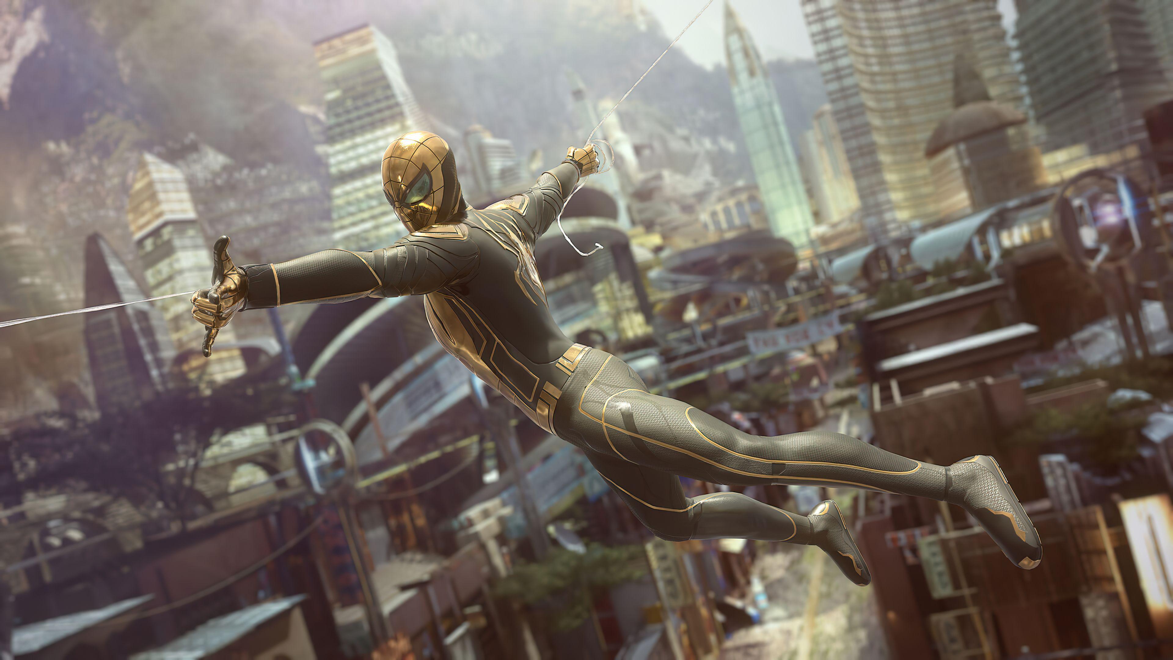 3840x2160 Wakandan Armor Spiderman 4k, HD Superheroes, 4k Wallpaper, Image, Background, Photo and Picture