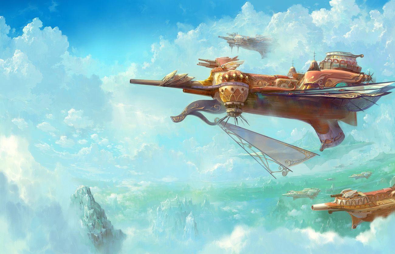 Flying Ship Wallpapers - Top Free Flying Ship Backgrounds - WallpaperAccess