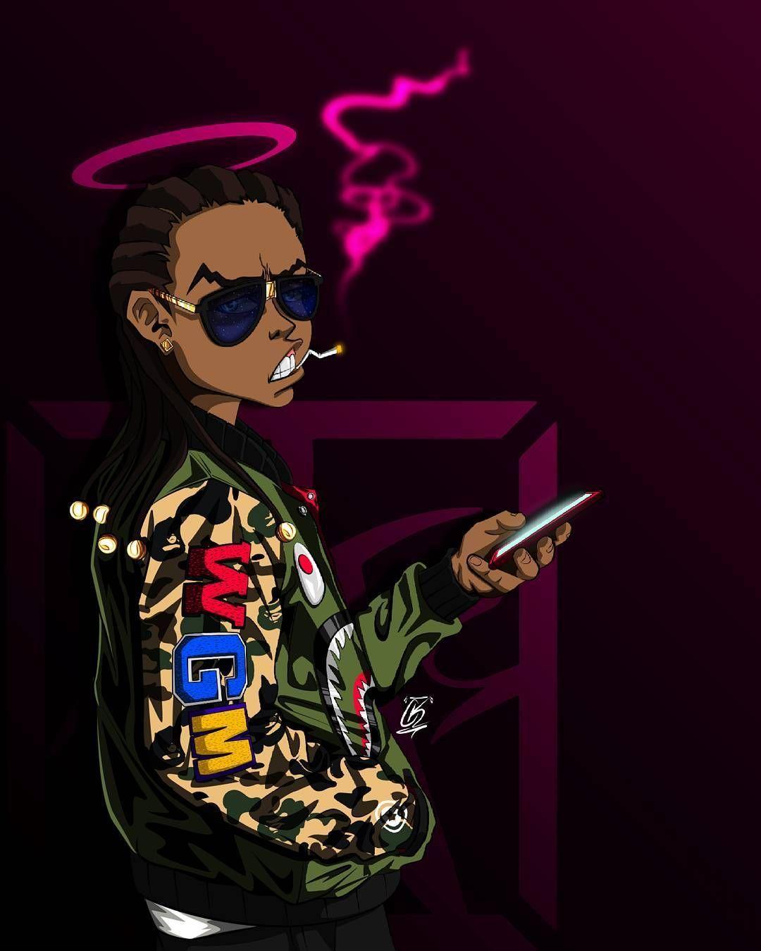 1080x1349 Dope Cartoon Wallpaper