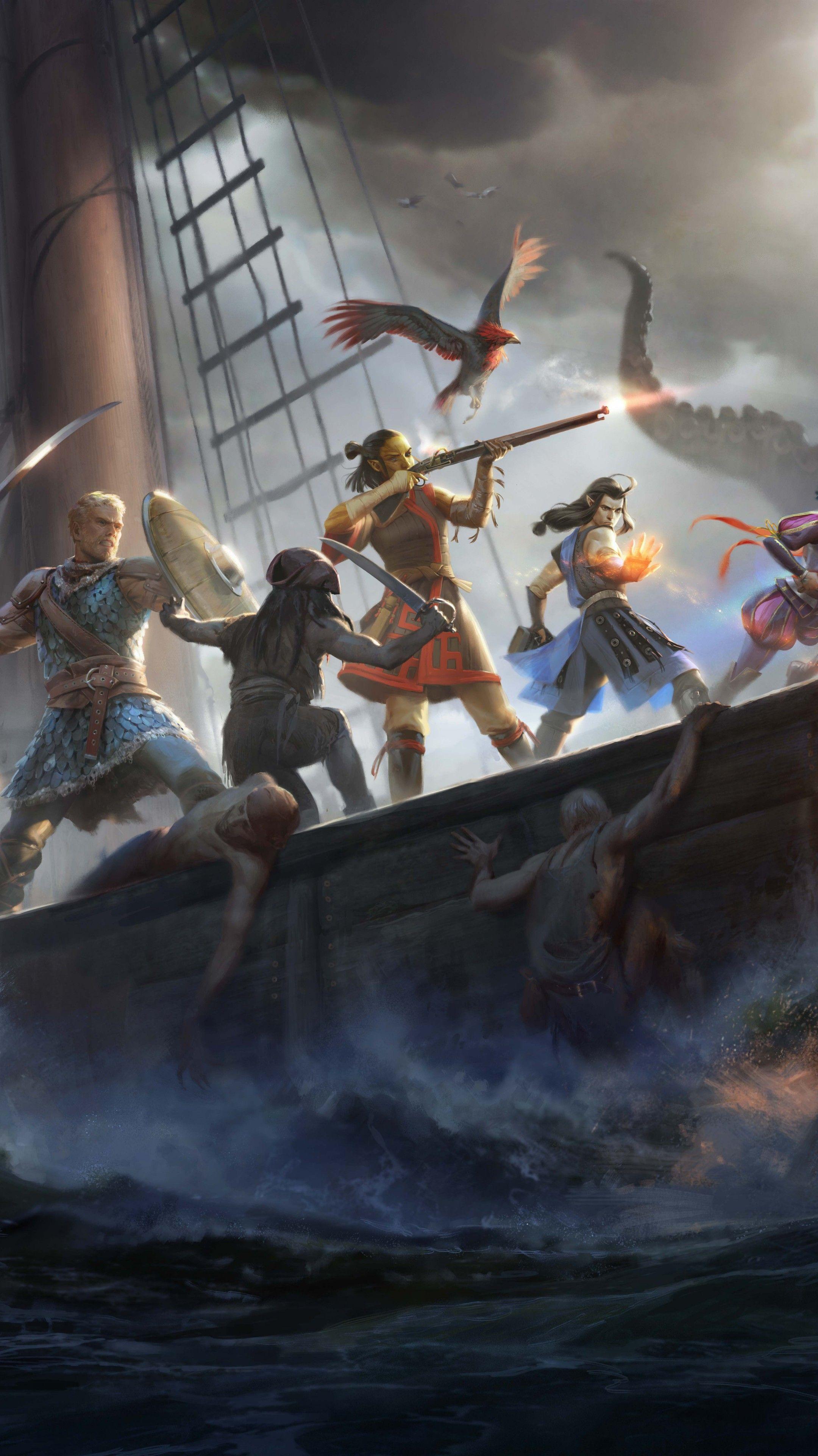 2160x3840 Wallpaper Pillars of Eternity 2: Deadfire, screenshot, 8k, Games