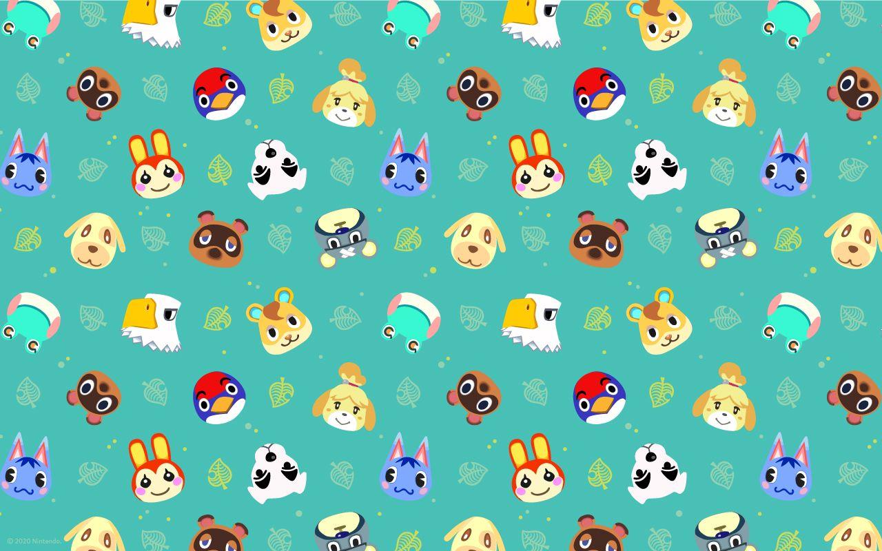 1280x800 Download Three Cute Animal Crossing: New Horizons Wallpaper From Walmart