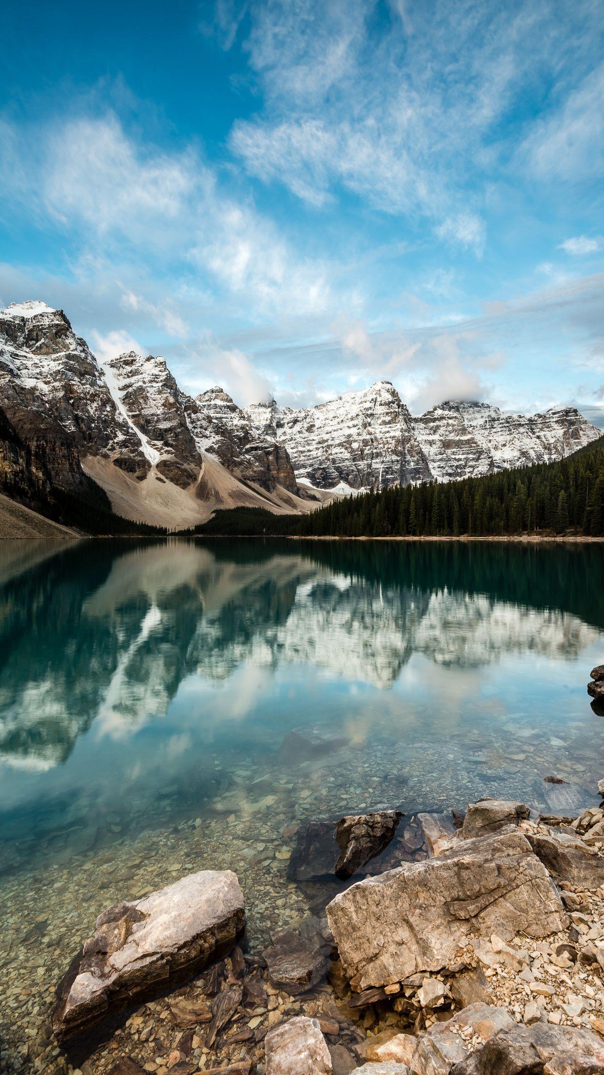 1242x2208 Iconic Canadian Rockies Landscapes Wallpaper Download. Canadian rockies, Canada travel, Landscape wallpaper