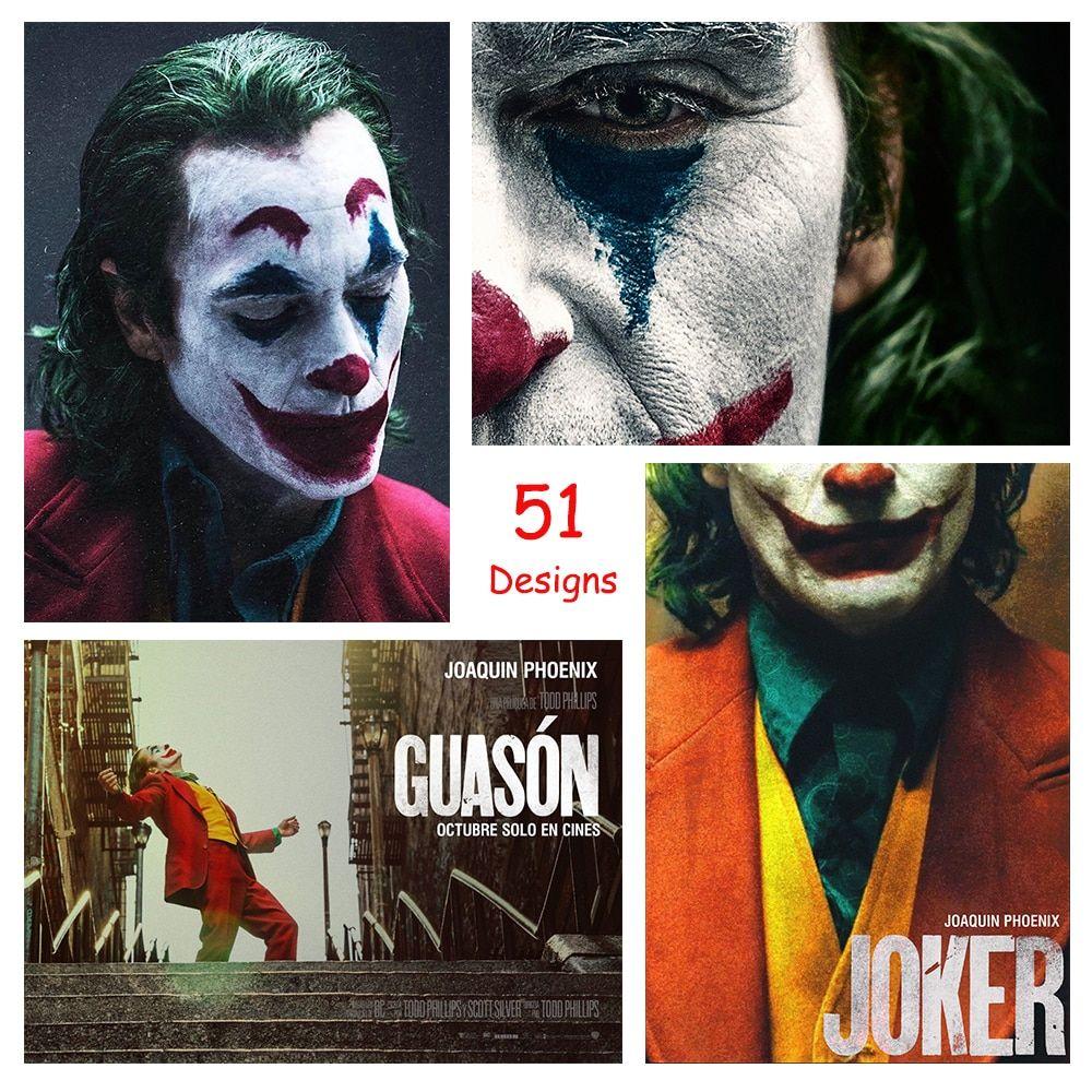 1000x1000 Joker 2019 Joaquin Phoenix Poster White Yellow Kraft Photo Paper Wallpaper Decoration 42 X 29.7cm(11.6*16.5 Inch) At The Price Of $2.10 In