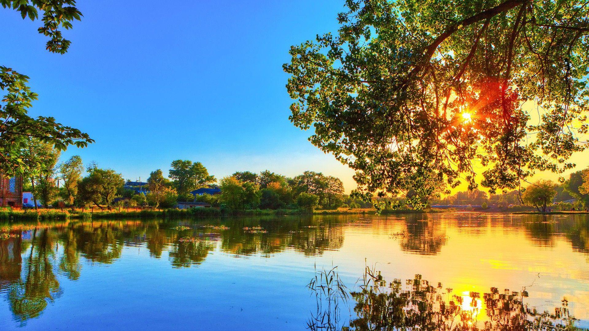 1920x1080 Nature Lake Wallpaper HD Image Of Laptop