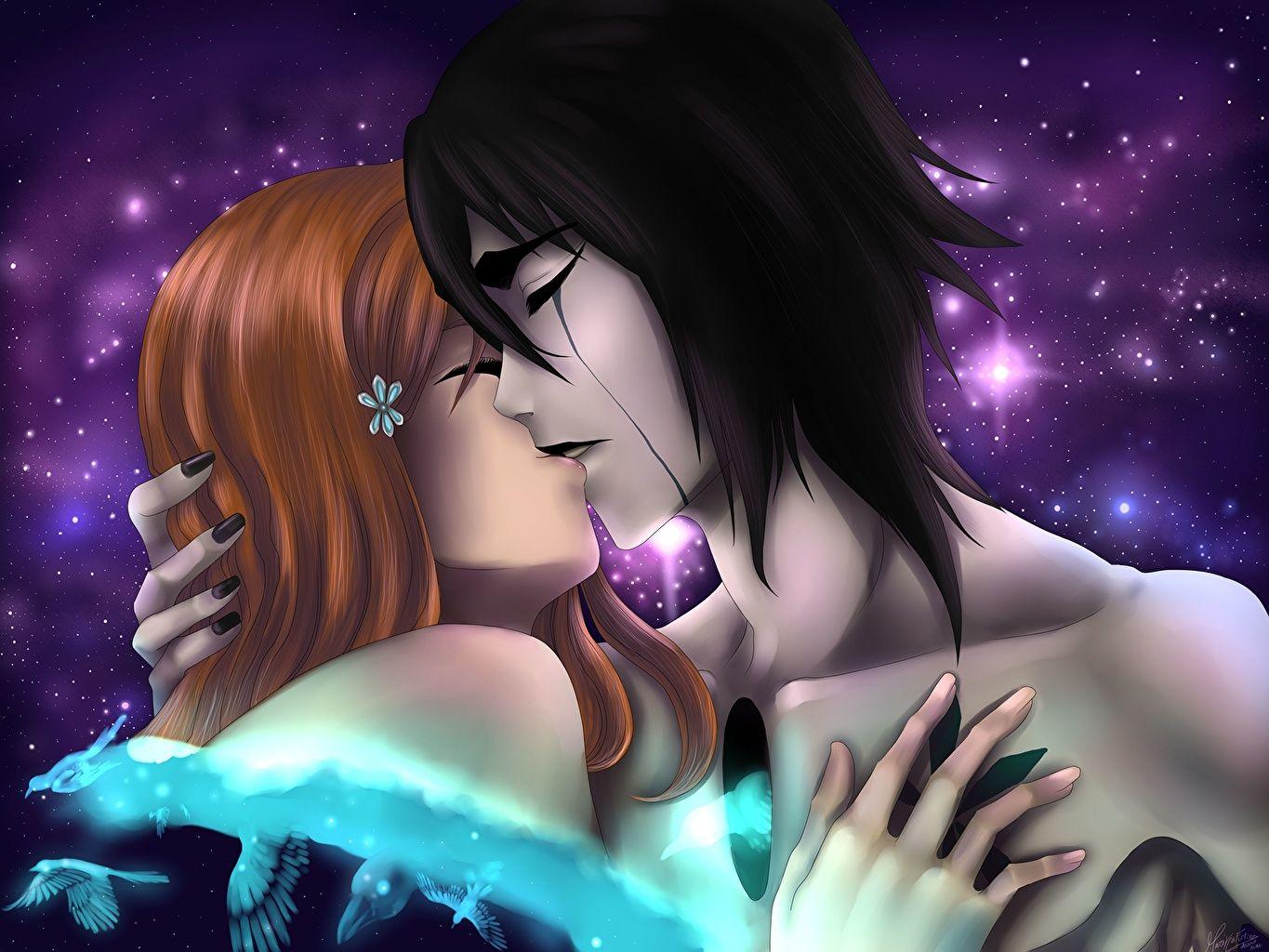 1365x1024 Wallpaper Man Kiss Love Girls Fantasy
