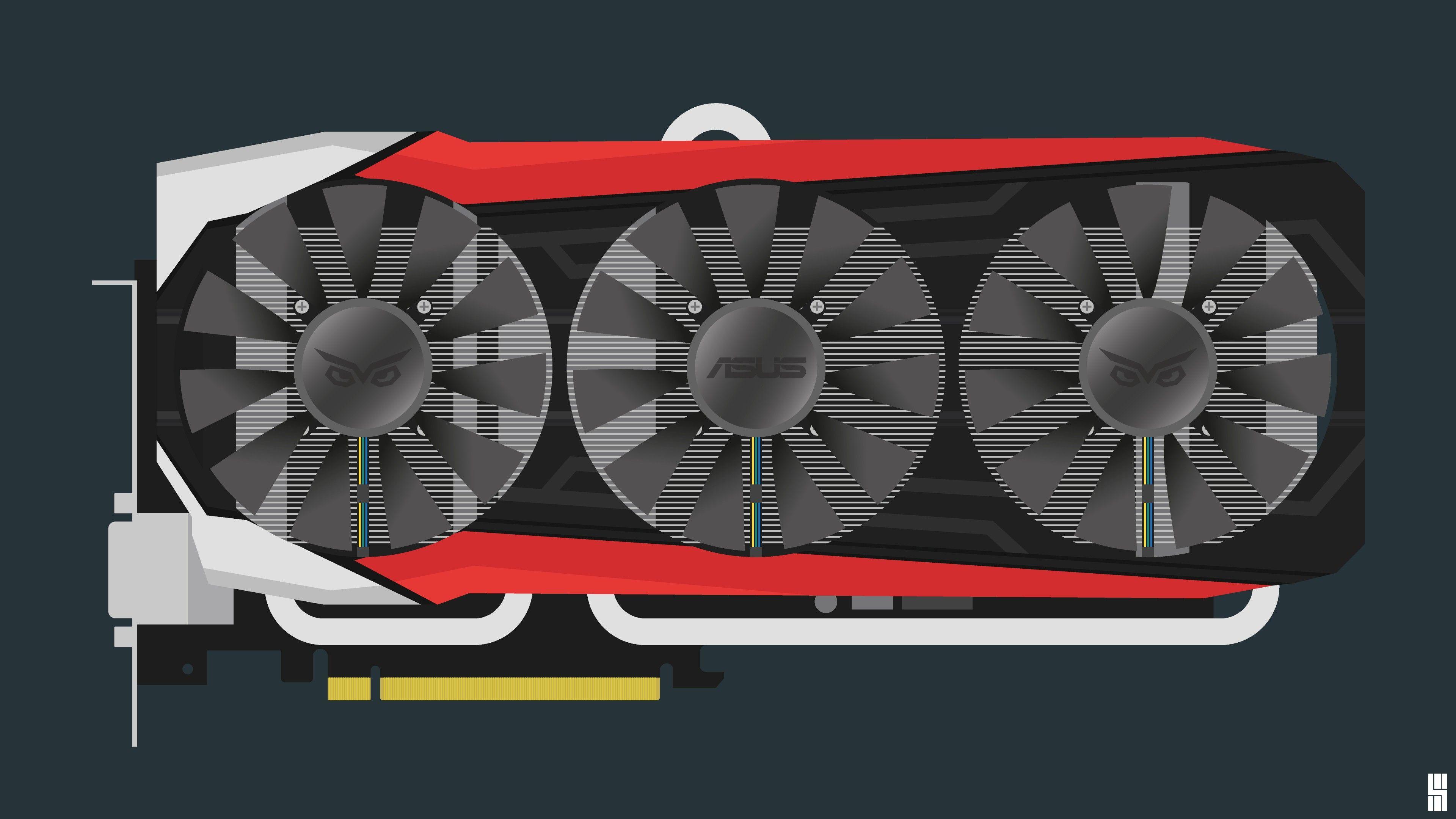 3840x2160 #hardware, #ASUS, #GPUs, #minimalism, #graphics card, #simple background, wallpaper. Mocah.org HD Wallpaper