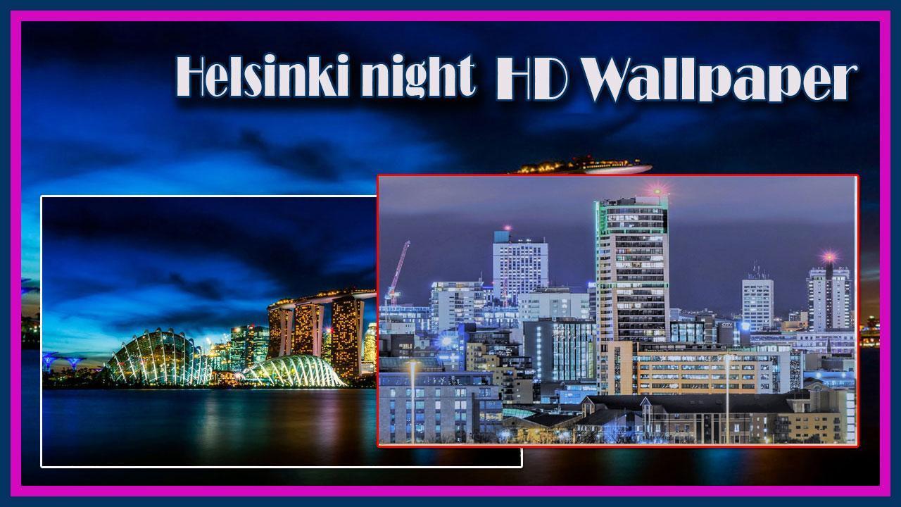 1280x720 Helsinki Night HD Wallpaper for Android