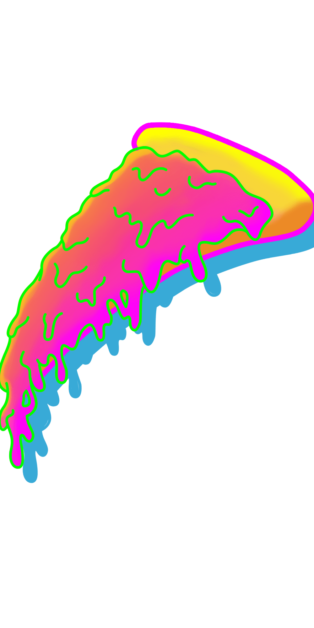 1000x2000 Pizza #Slice. #Casetify #iPhone #Art #Design #Illustration #Neon. Wallpaper iphone neon, iPhone wallpaper, Wallpaper iphone cute