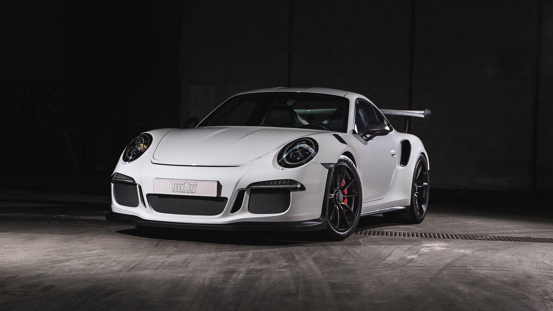 1920x1080 Download wallpaper 1920x1080 porsche, gt white, front view full hd, hdtv, fhd, 1080p HD background