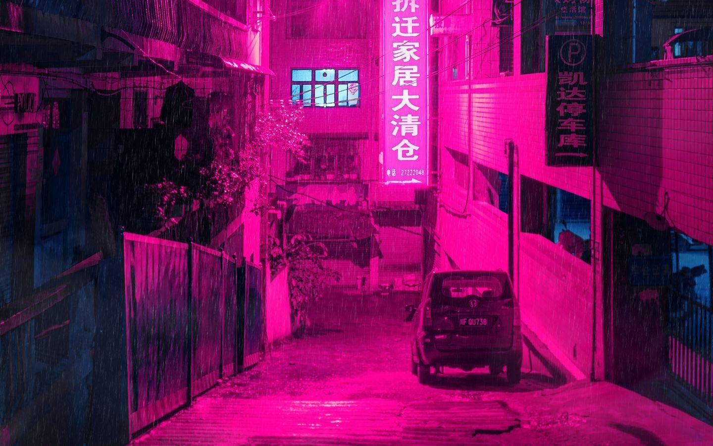 Neon Alley Wallpapers - Top Free Neon Alley Backgrounds - WallpaperAccess