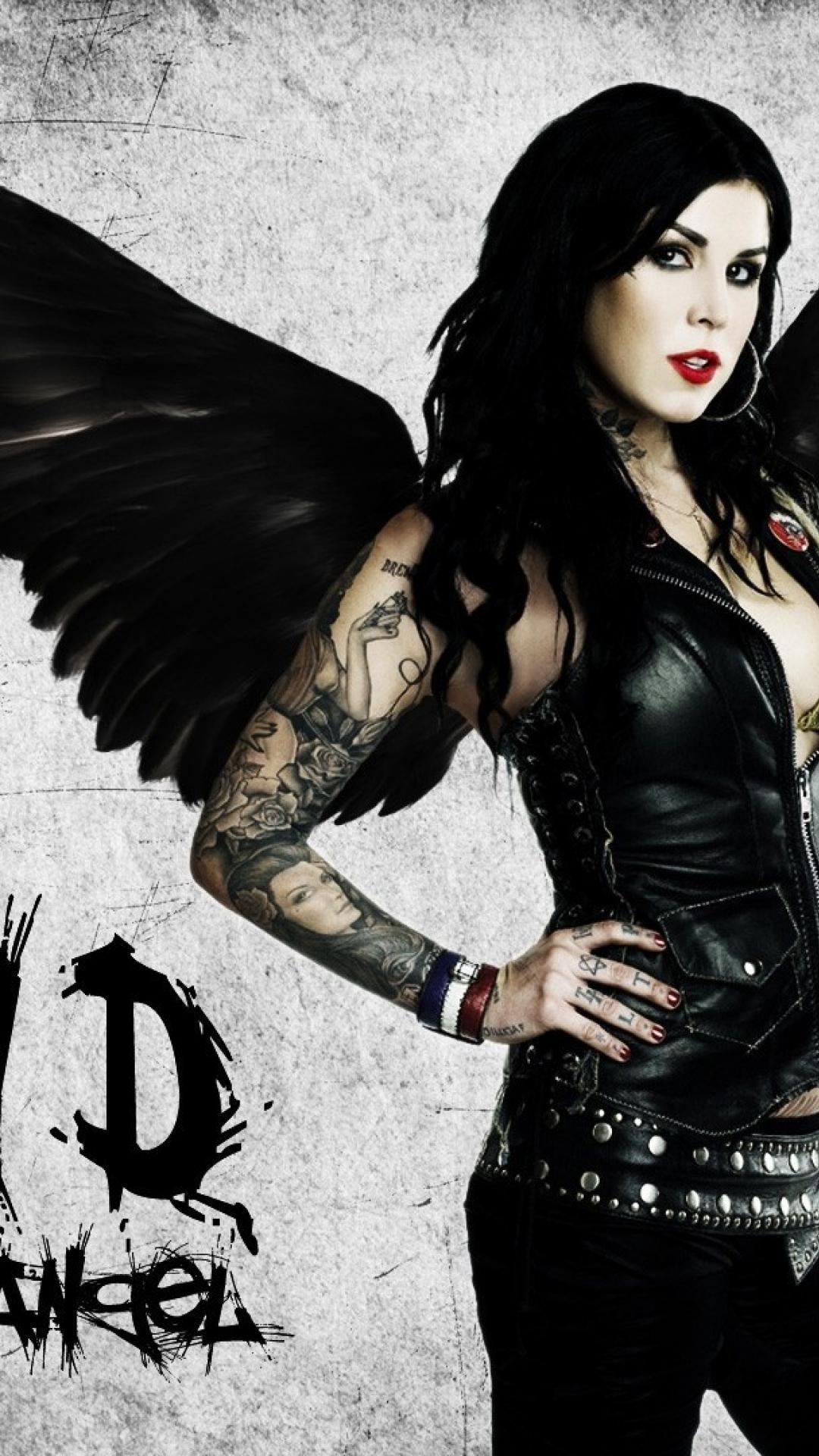 1080x1920 Kat Von D Gothic HD Wallpaper