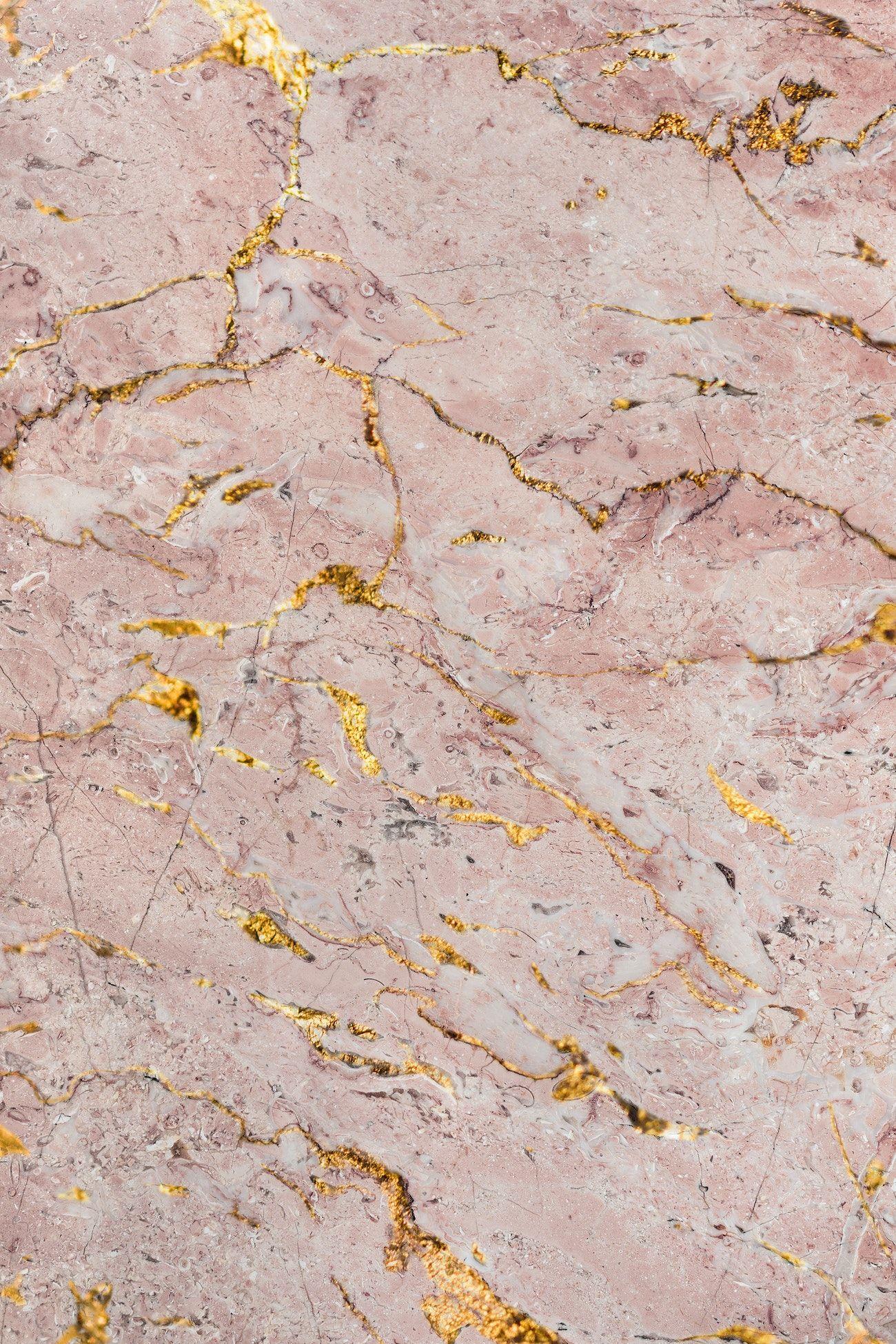 1300x1950 Pink marble with gold highlights texture. Royalty free illustration