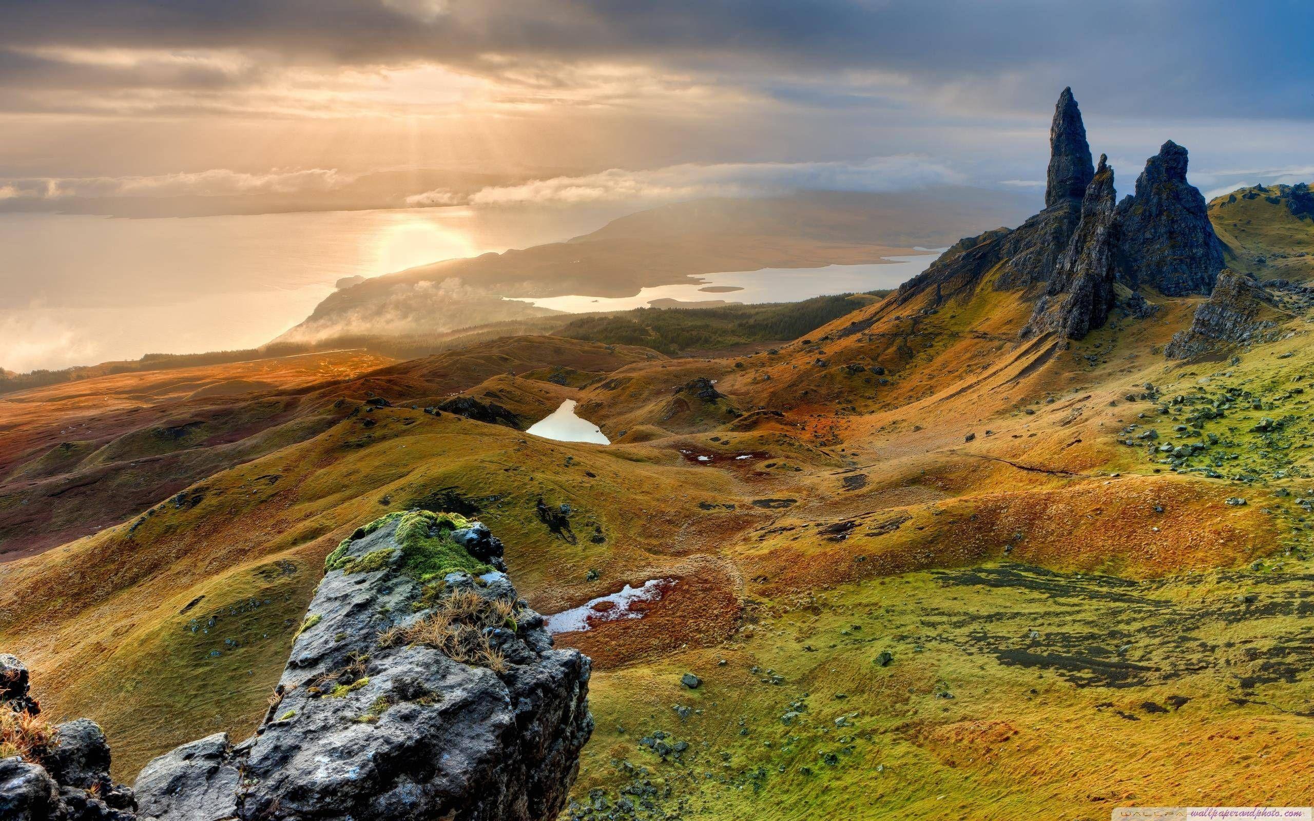 2560x1600 The Storr Hill Panorama, Scotland HD 16:9 16:10 desktop wallpaper