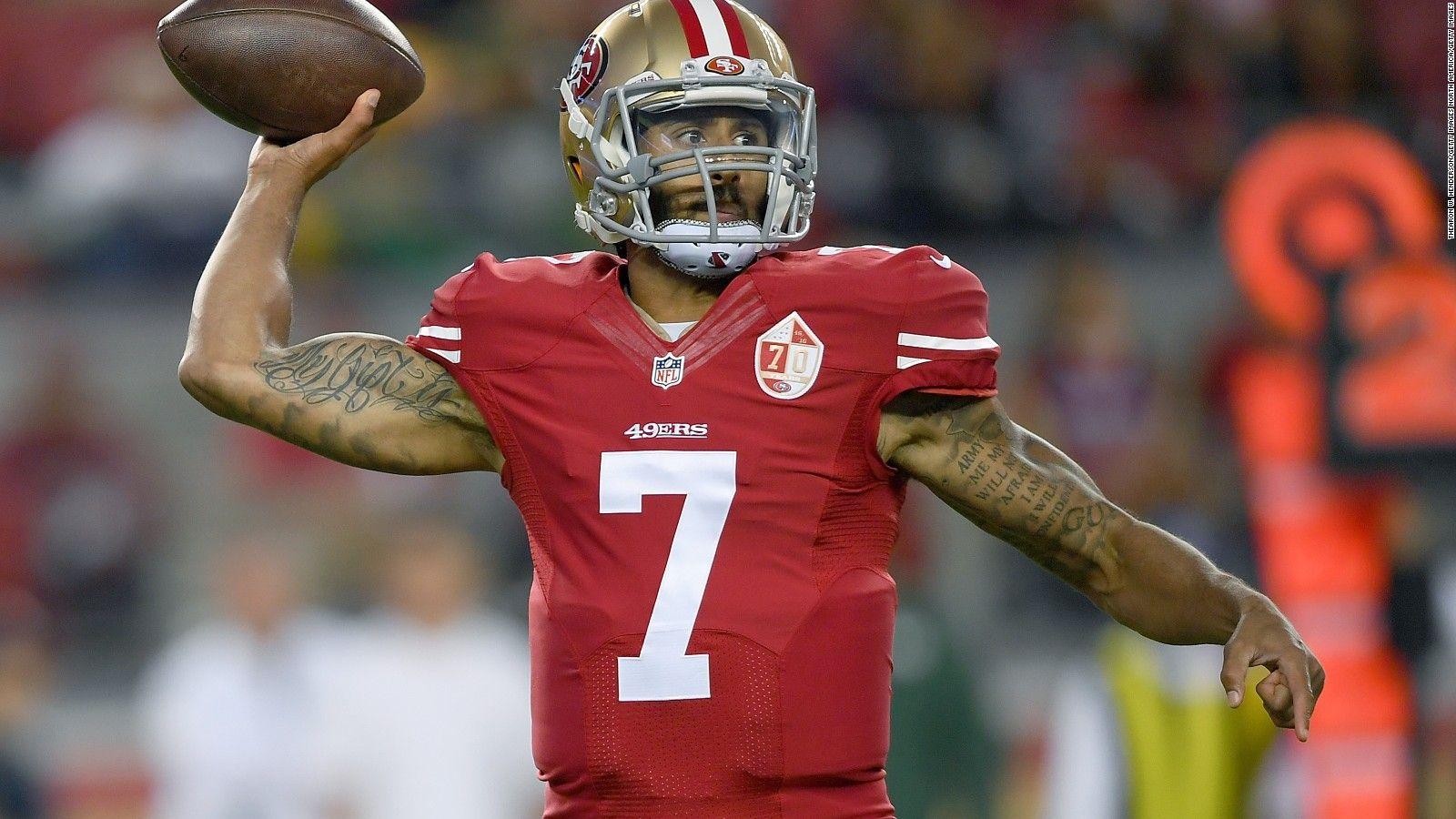 1600x900 NFL star Colin Kaepernick sits in protest during national anthem