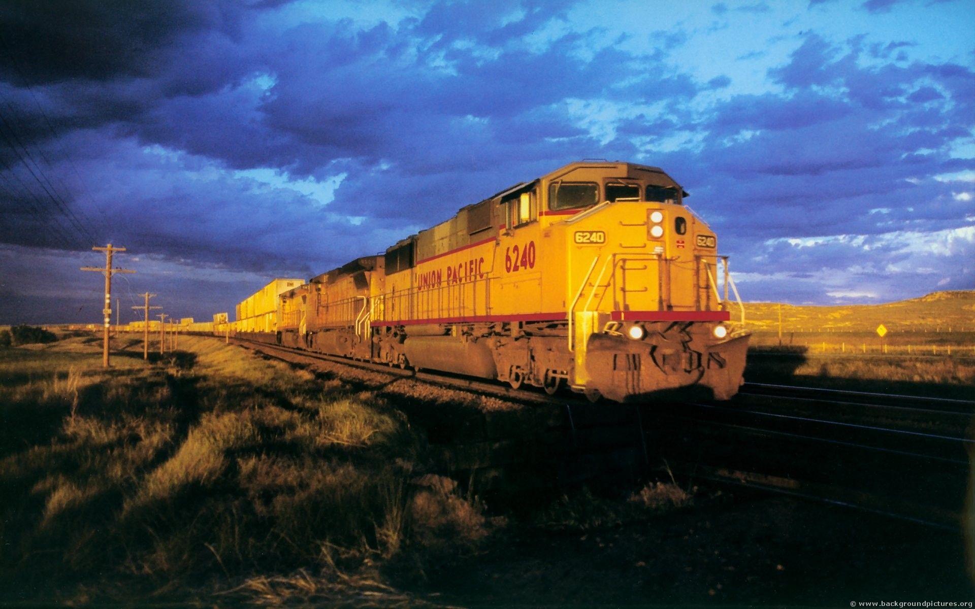 1920x1200 Deserts: Trains Texas Somwhere Nature Windows Desert Background