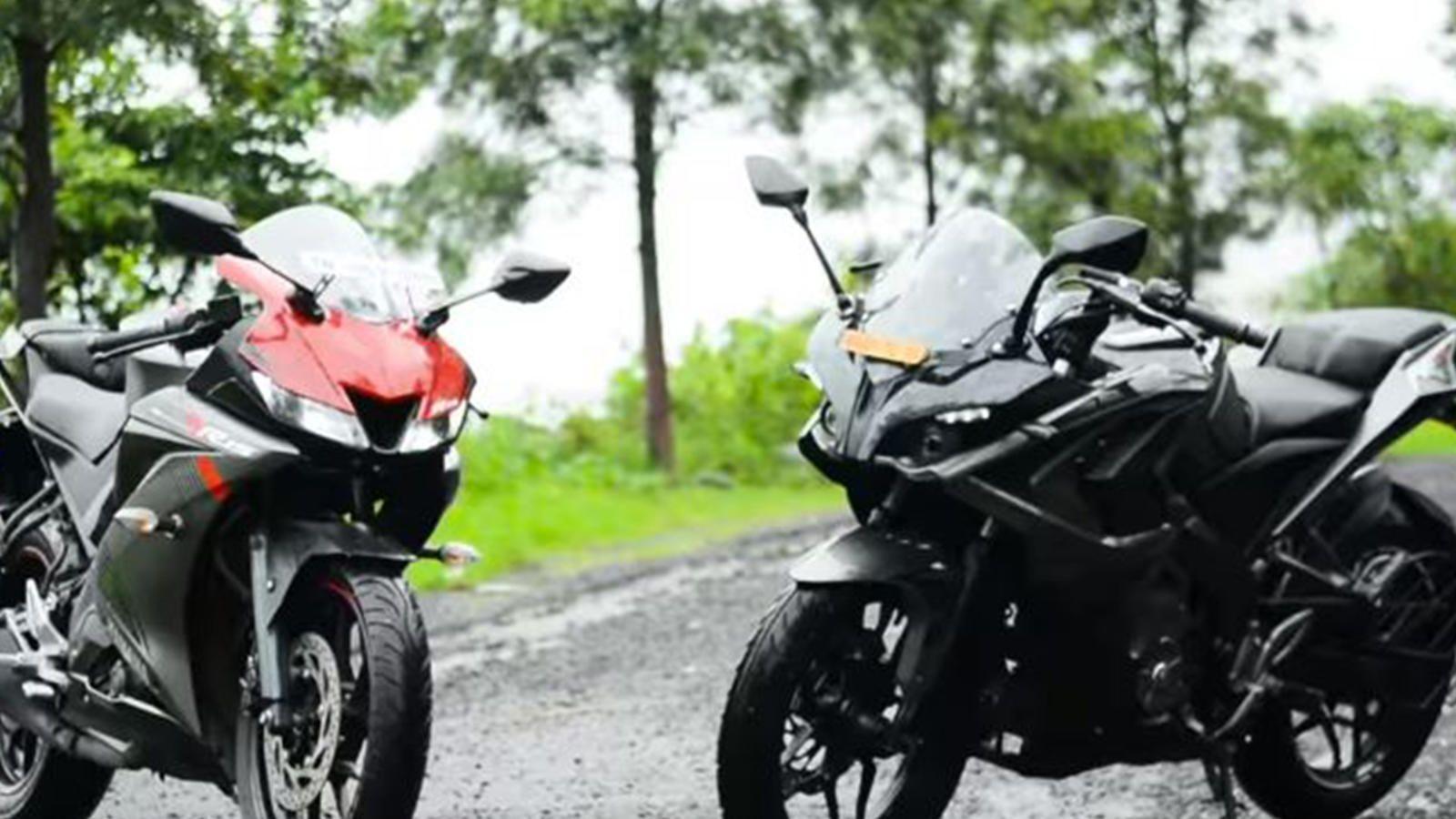 1600x900 Auto Car show: Bajaj Pulsar RS200 vs Yamaha YZF R15 V3 Comparison Economic Times Video