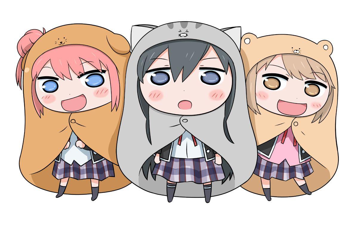 1200x755 Denden Himouto! Umaru Chan Isshiki Iroha Parody Yahari Ore No Seishun Love Come Wa Machigatteiru. Yuigahama Yui Yukinoshita Yukino. Konachan.com.com Anime Wallpaper
