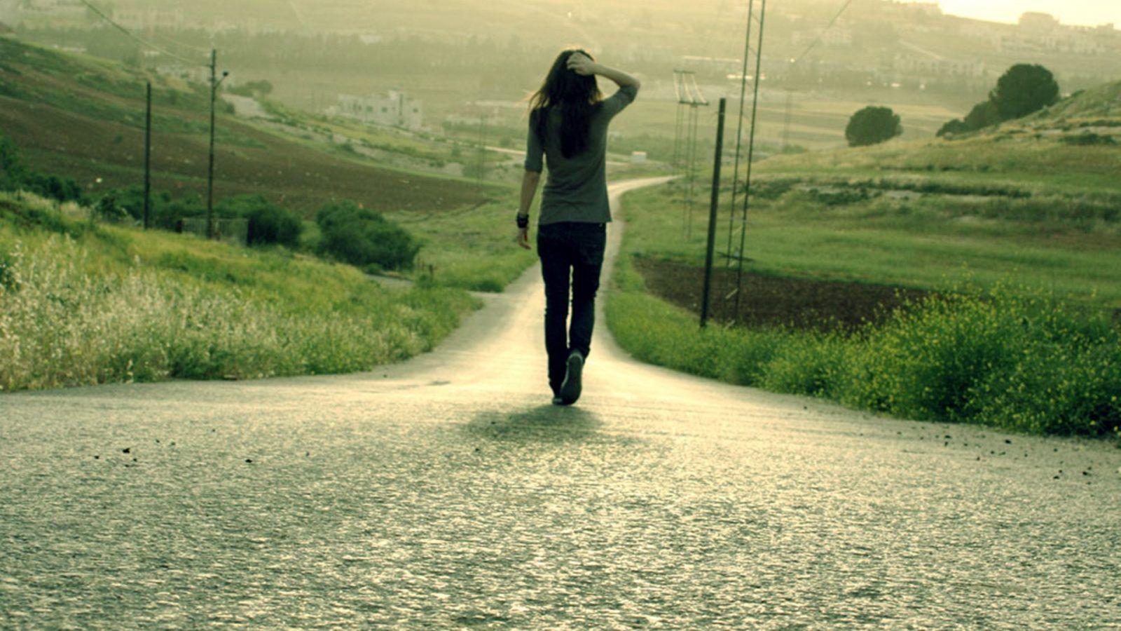 1600x900 Alone Sad Girl HD Desktop Wallpaper