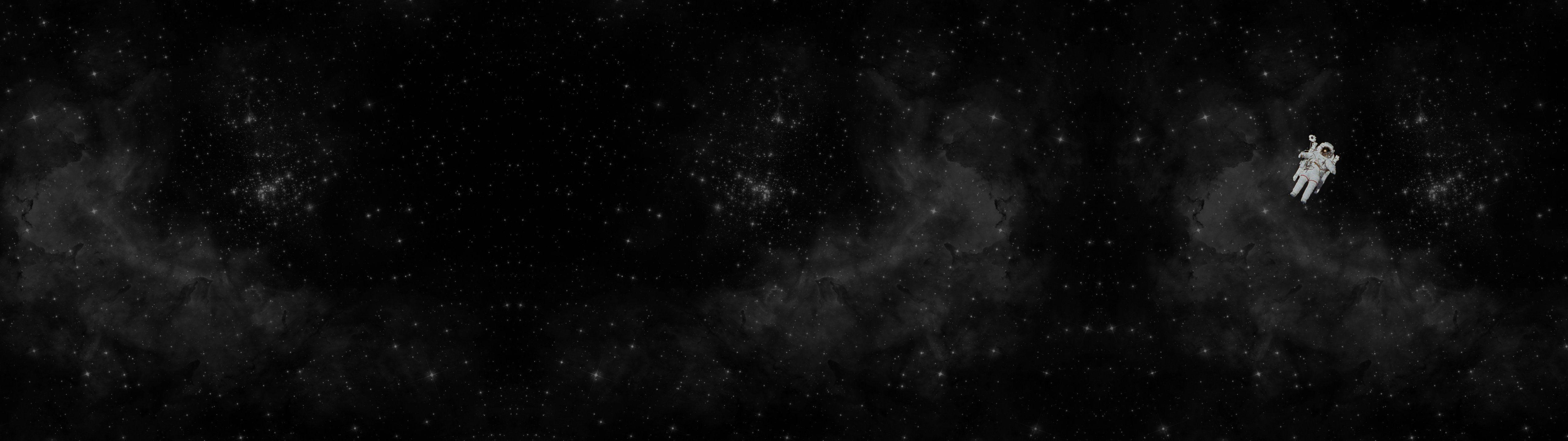 5120x1440 Space Man 4K wallpaper